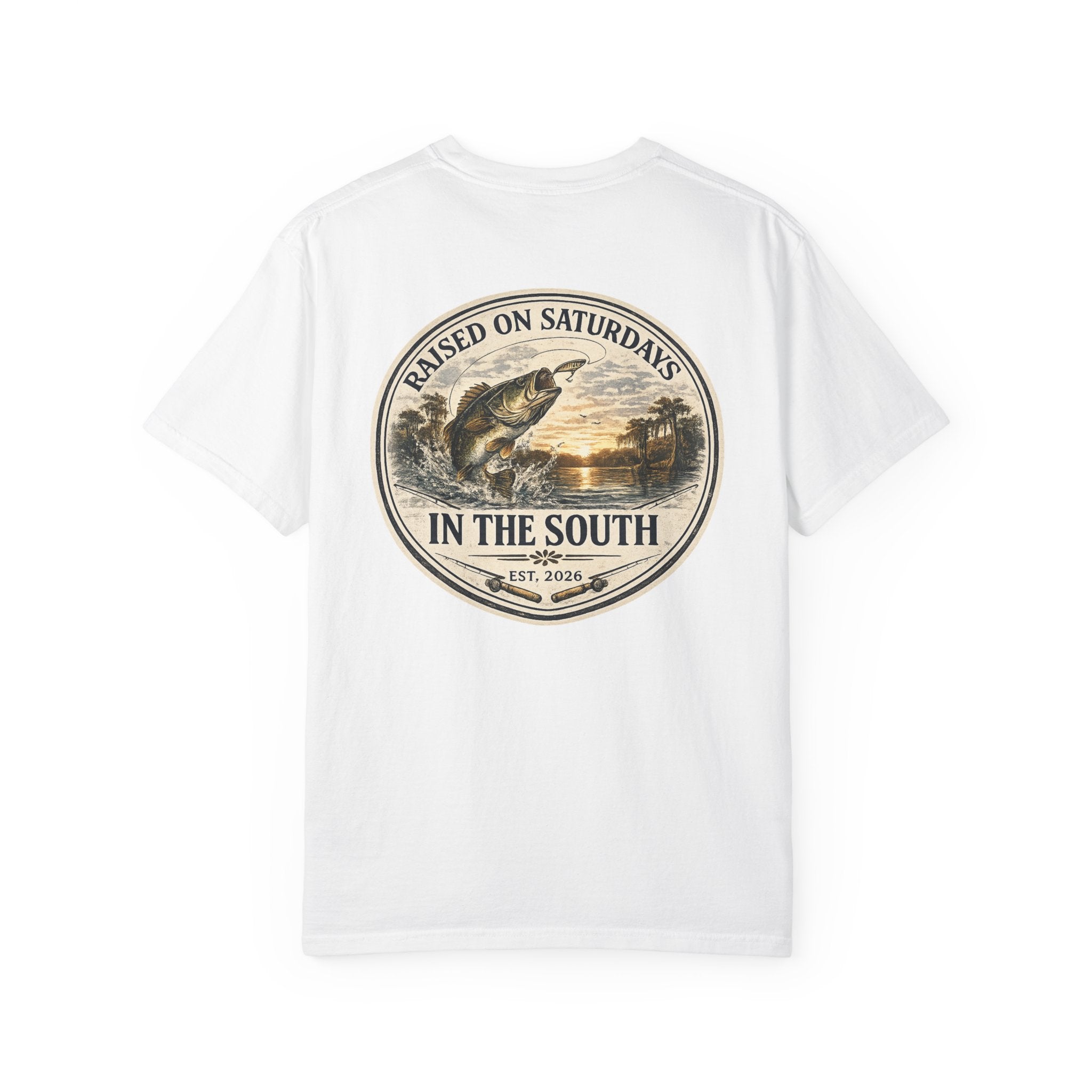 Raised On Saturdays In The South Classic T-Shirt- Fishin Season
