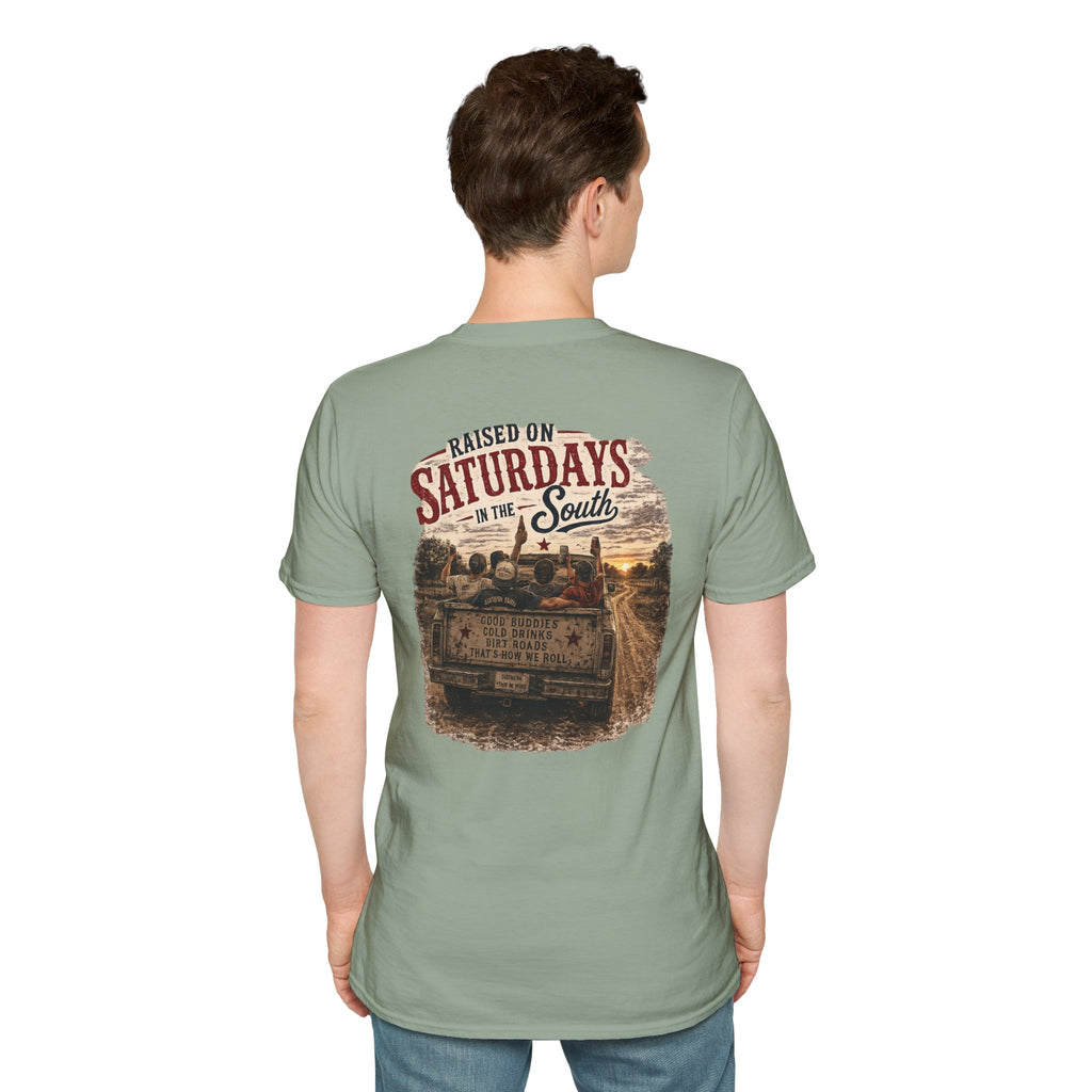 Raised On Saturdays In The South Vintage T-Shirt - Good Riding Buddies