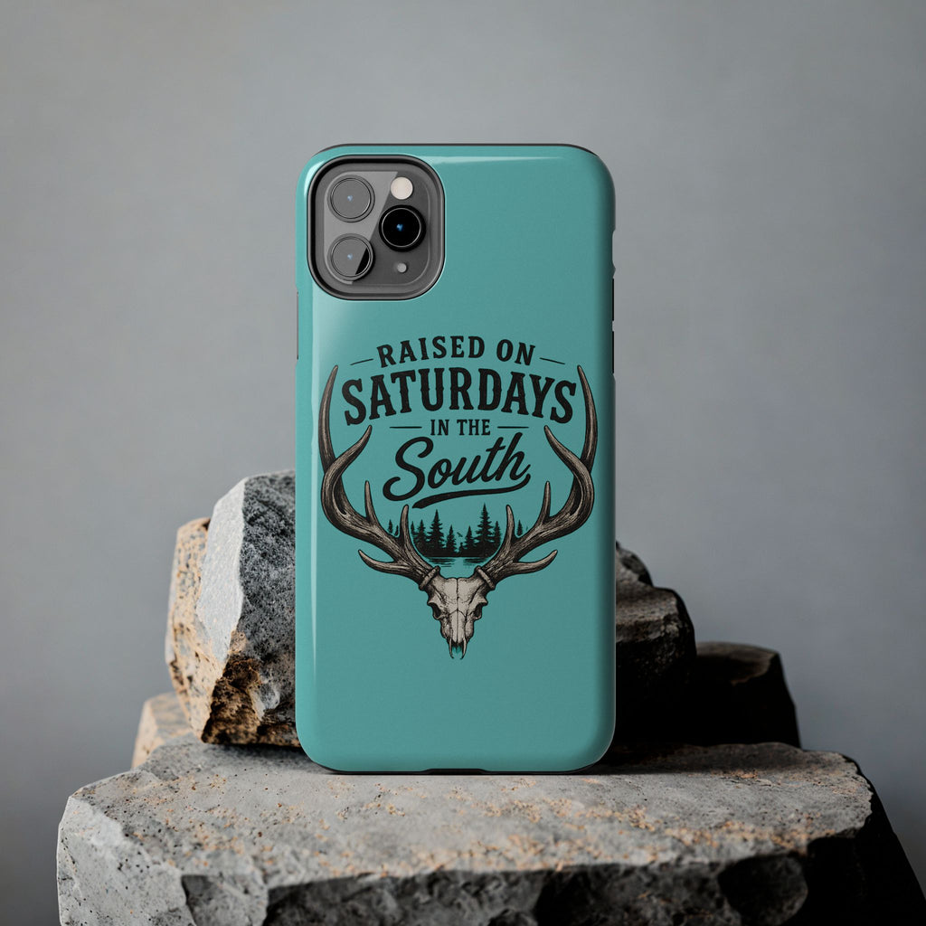 The Spreads Runs Deep In The Woods Phone Case-(blue)
