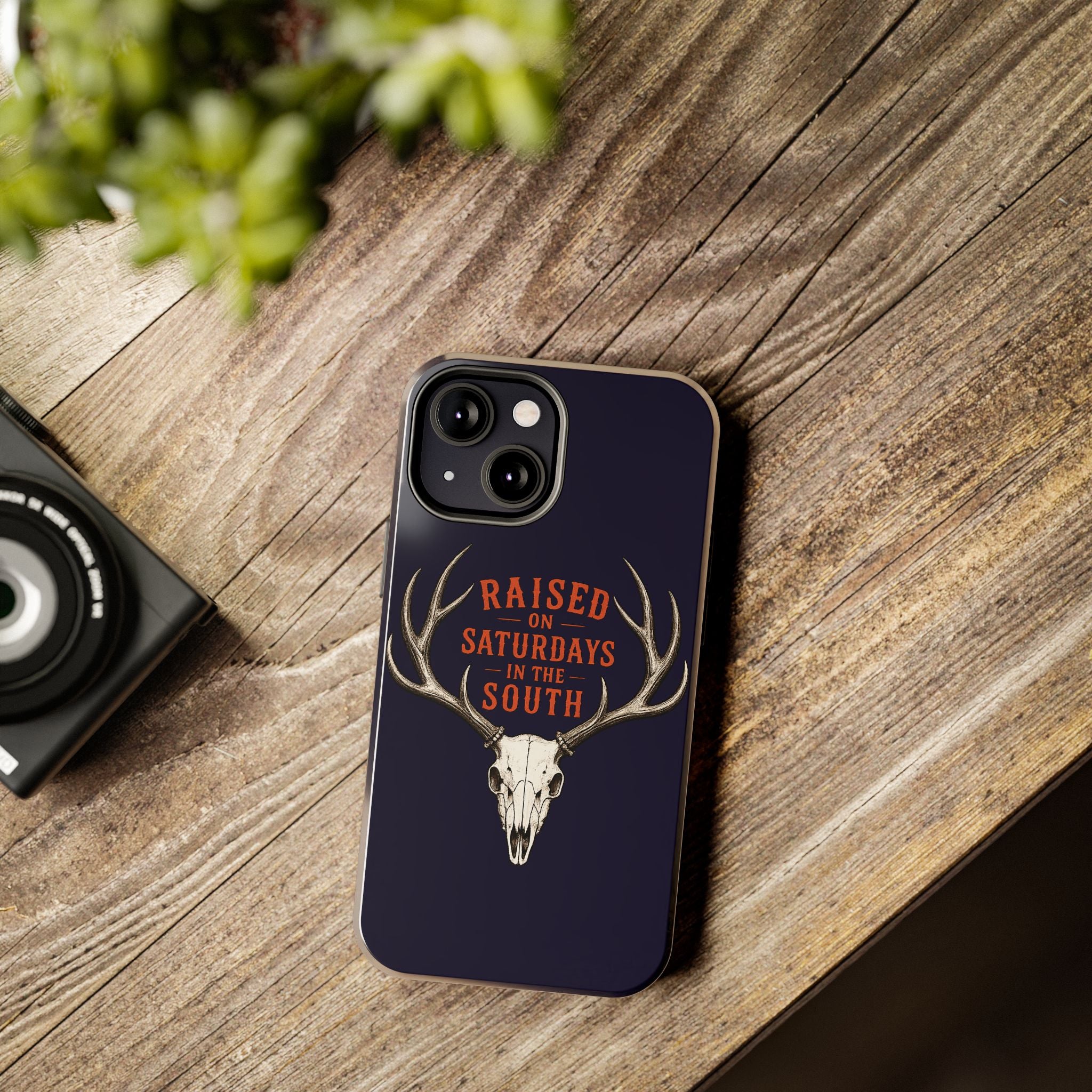 The Spreads Runs Deep In The Woods Phone Case-(blue)