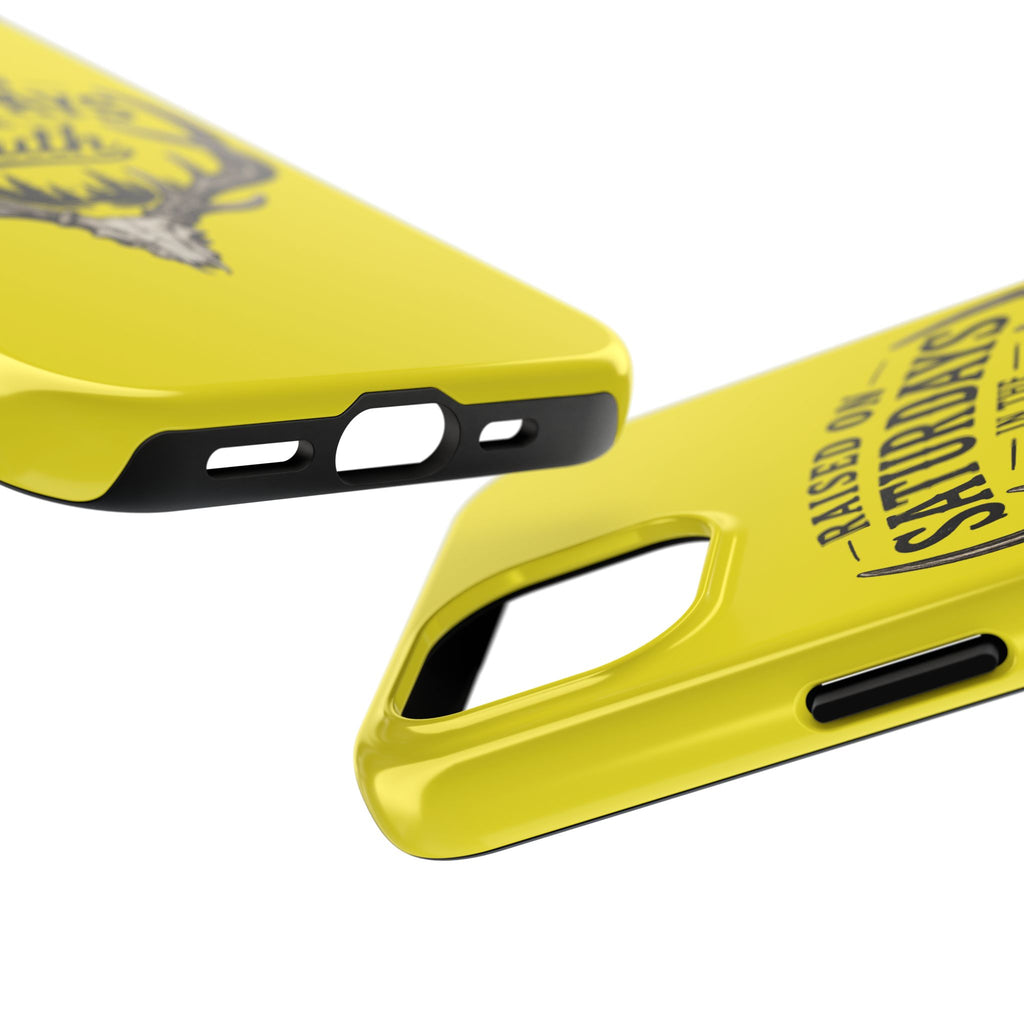 Raised On Saturdays In The South Phone Case-Spread Runs Deep In The Woods-(yellow)