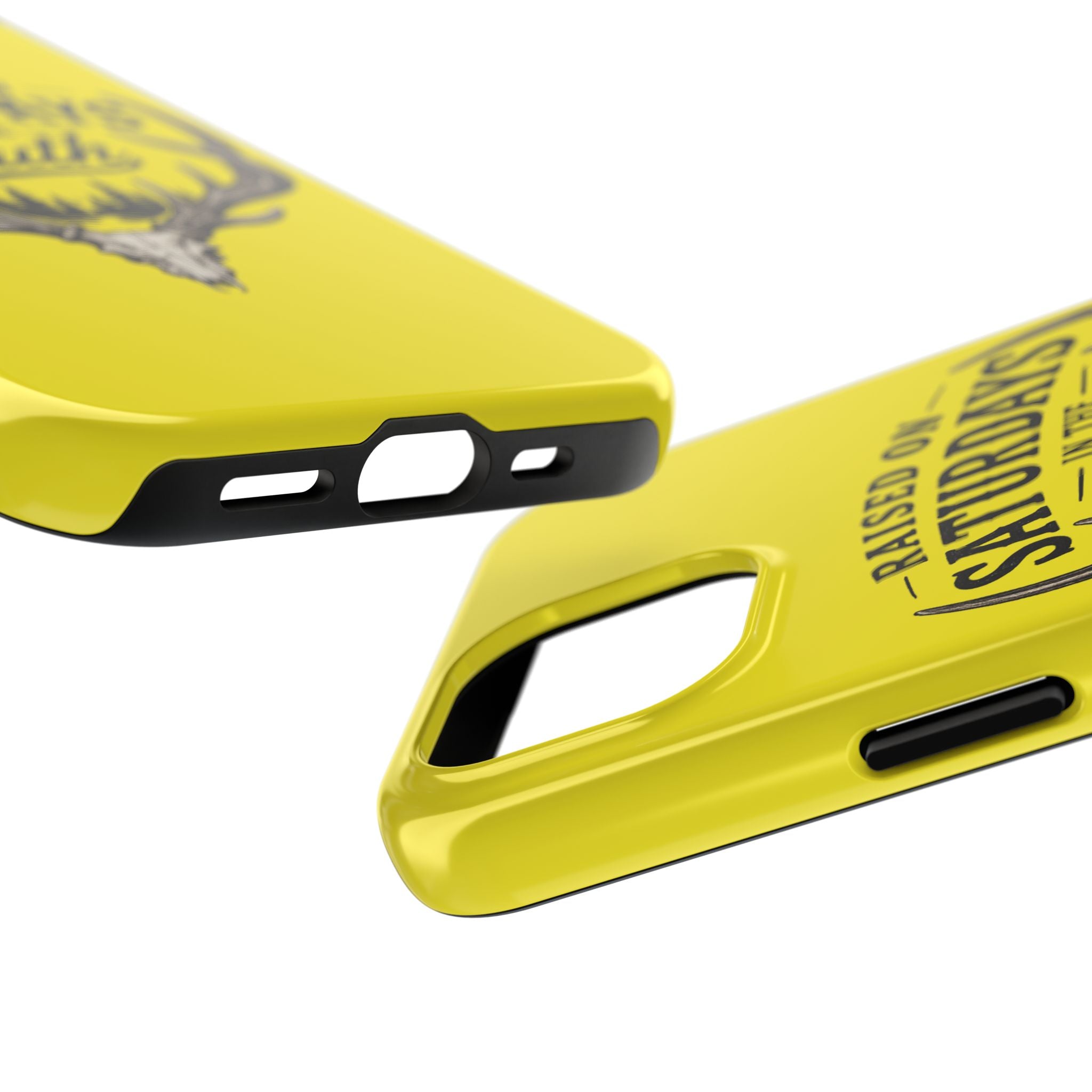 Raised On Saturdays In The South Phone Case-Spread Runs Deep In The Woods-(yellow)