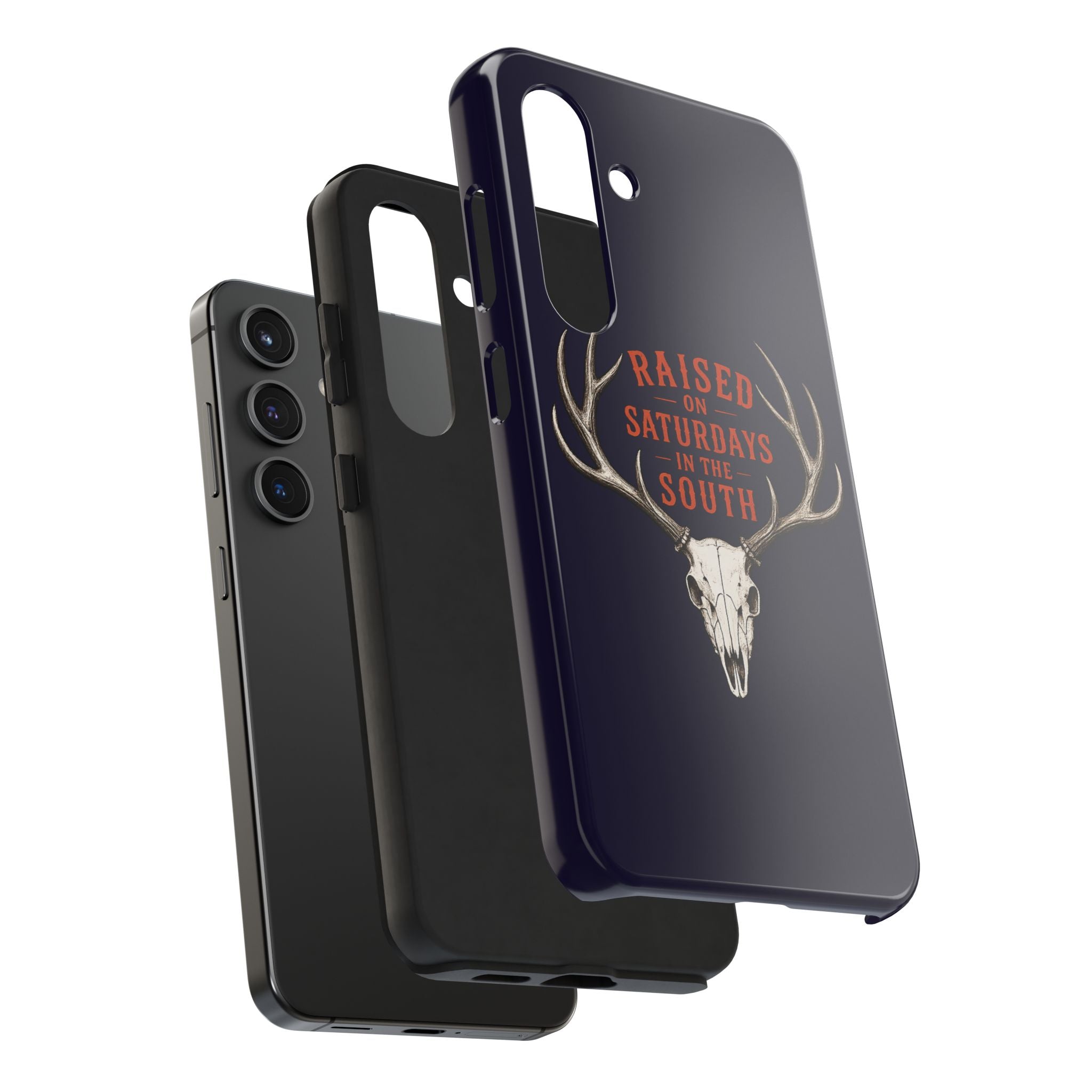 The Spreads Runs Deep In The Woods Phone Case-(blue)