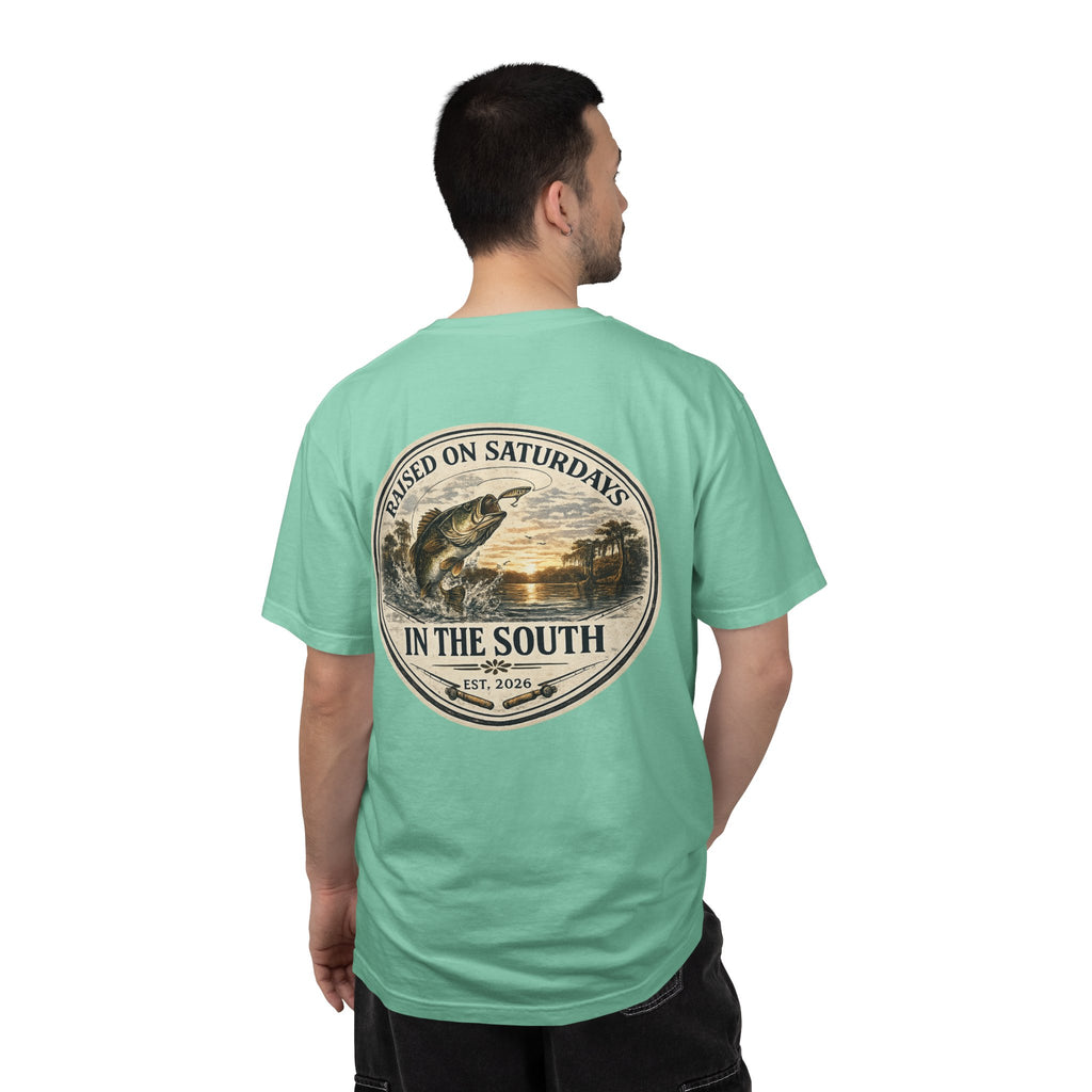 Raised On Saturdays In The South Classic T-Shirt- Fishin Season