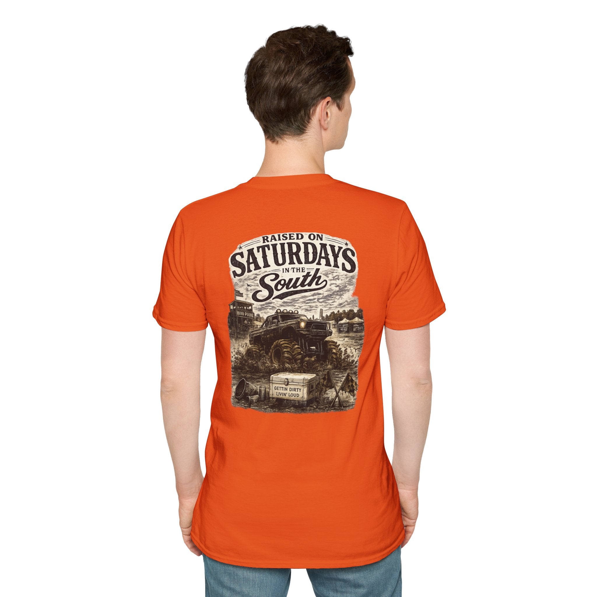 Raised On Saturdays In The South Vintage T-Shirt- Mud Park Saturdays