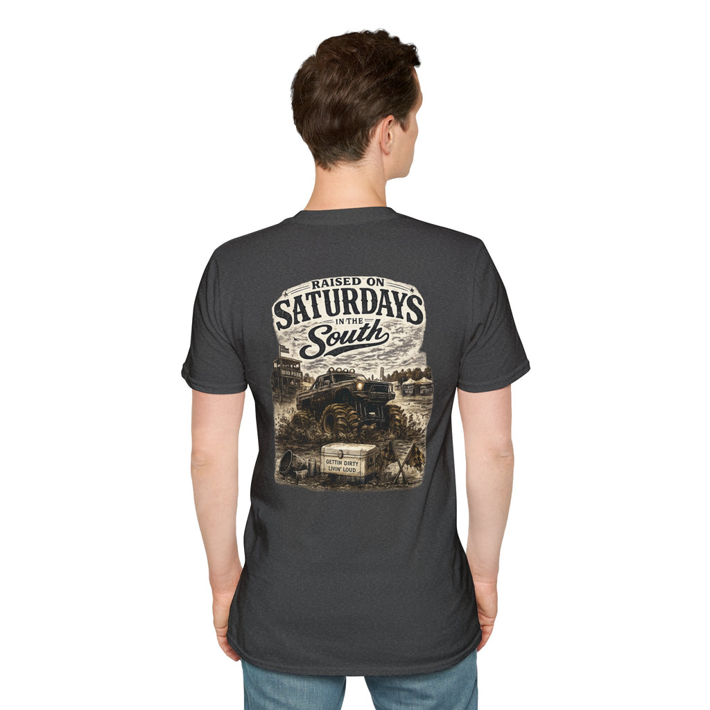 Raised On Saturdays In The South Vintage T-Shirt- Mud Park Saturdays