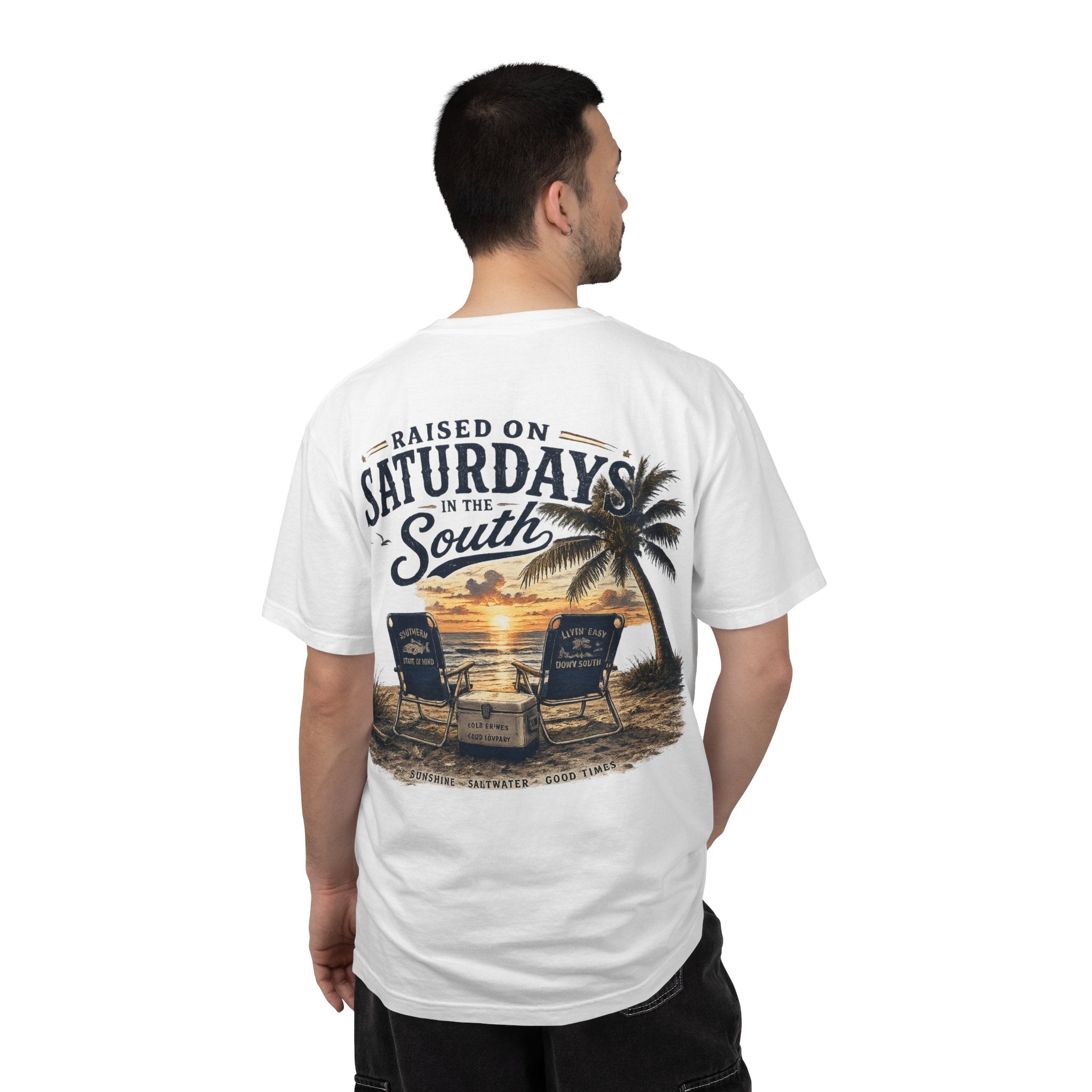 Raised On Saturdays In The South T-Shirt — Beachin It On Summer Saturdays