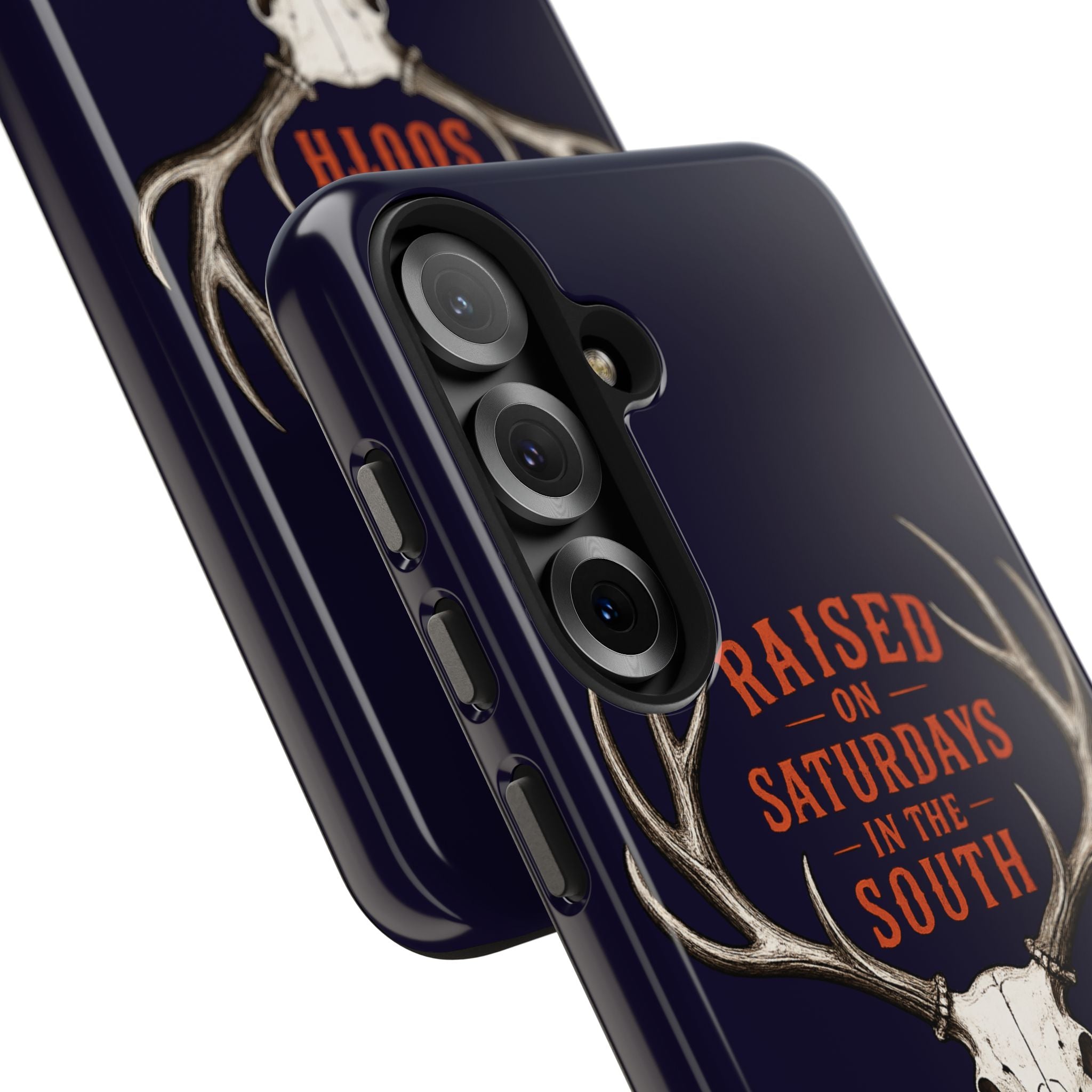 The Spreads Runs Deep In The Woods Phone Case-(blue)