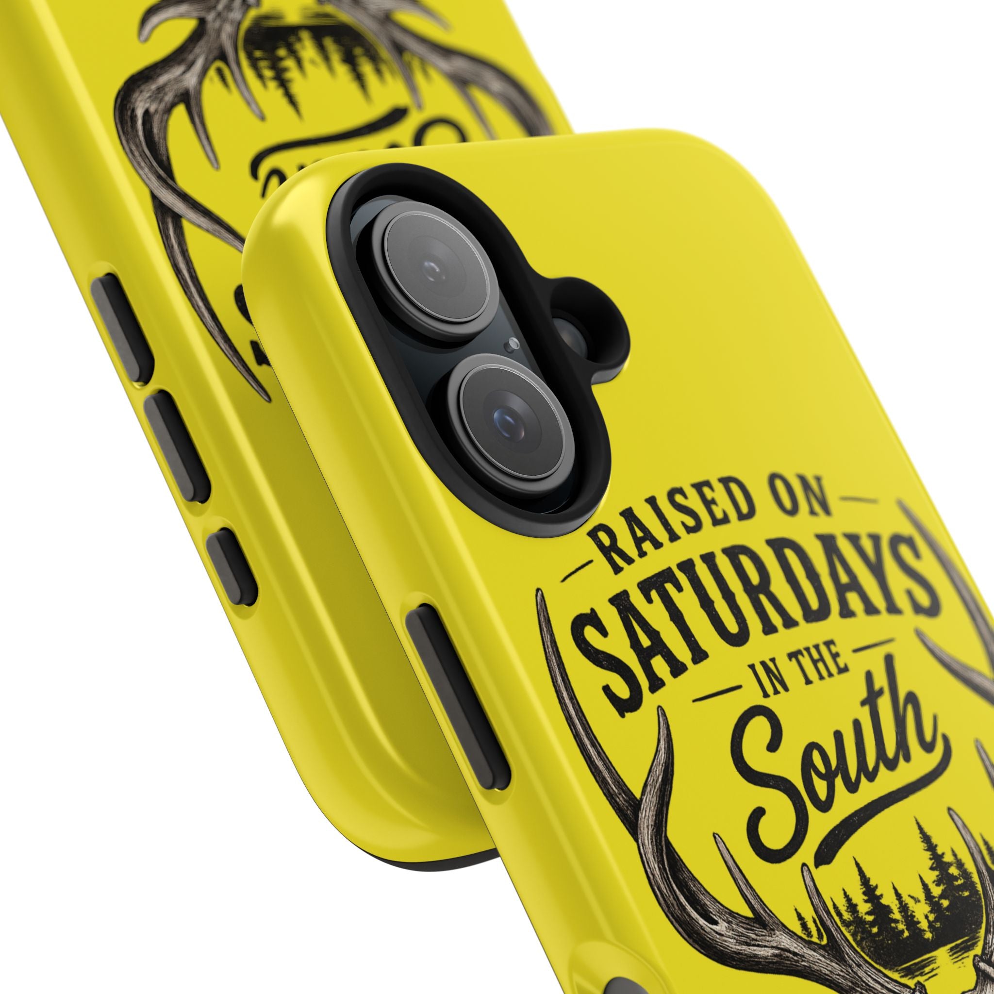 Raised On Saturdays In The South Phone Case-Spread Runs Deep In The Woods-(yellow)