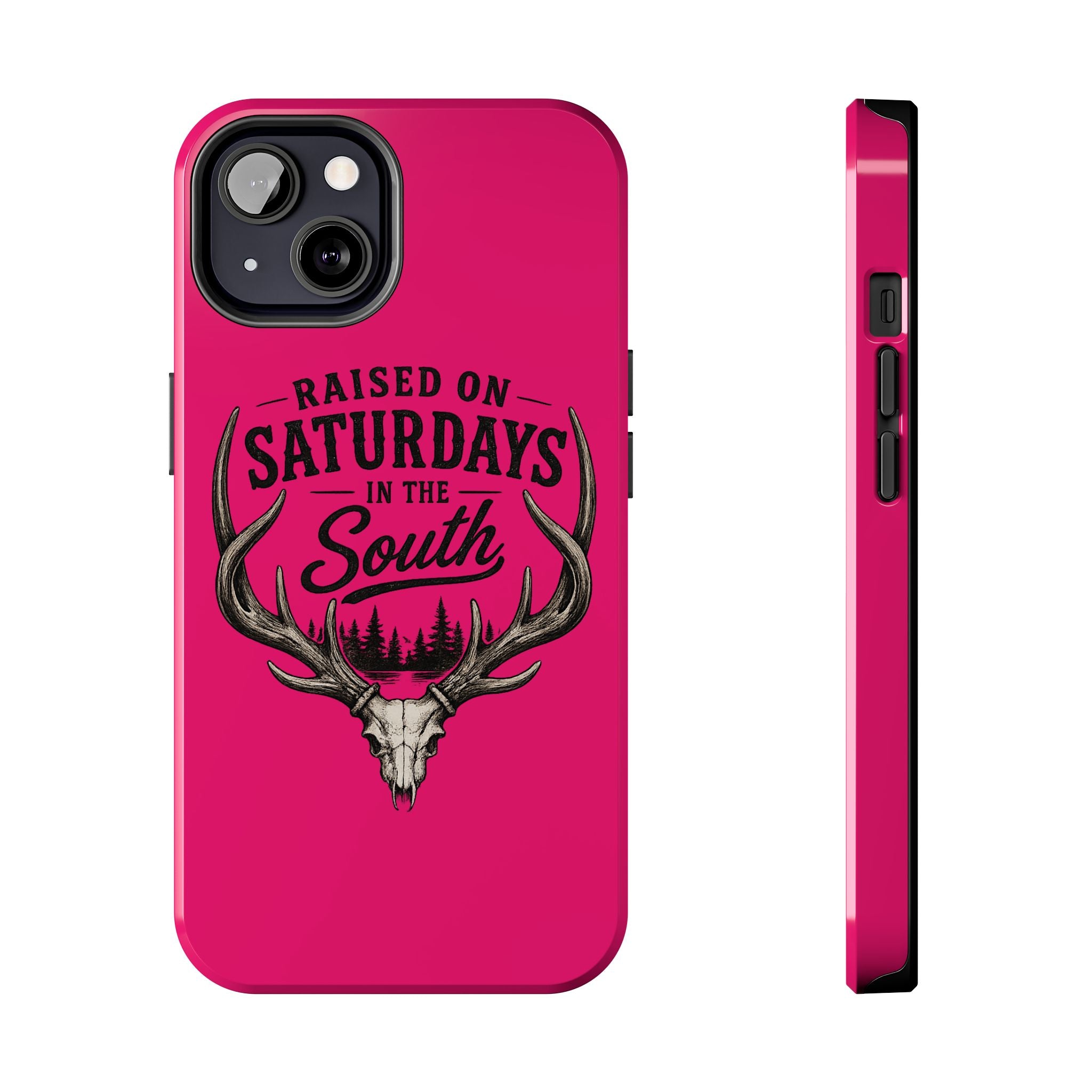 The Spreads Runs Deep In The Woods Phone Case-(pink)