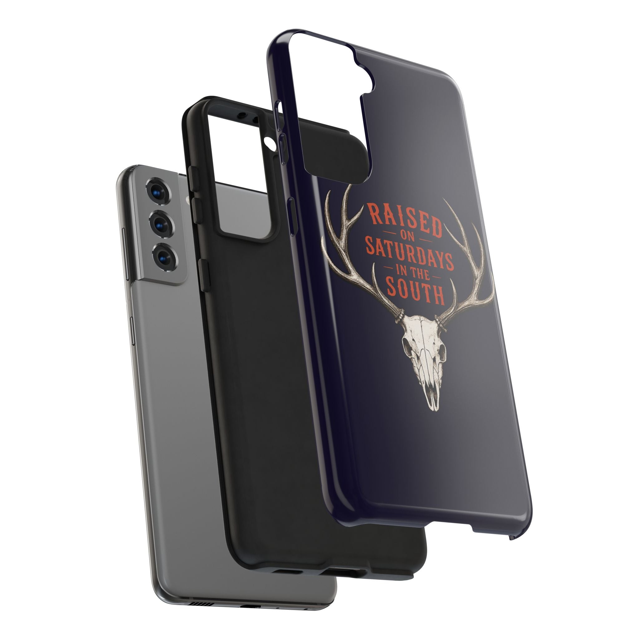 The Spreads Runs Deep In The Woods Phone Case-(blue)