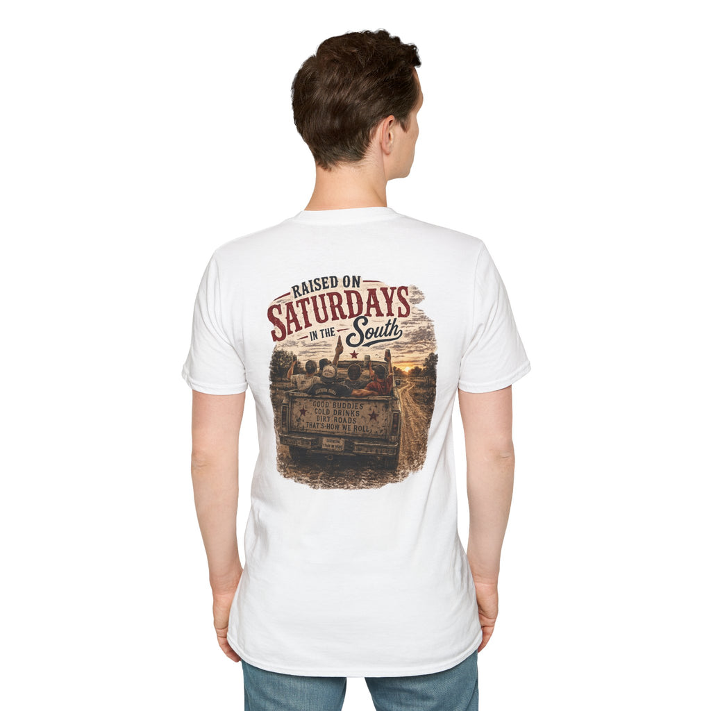 Raised On Saturdays In The South Vintage T-Shirt - Good Riding Buddies
