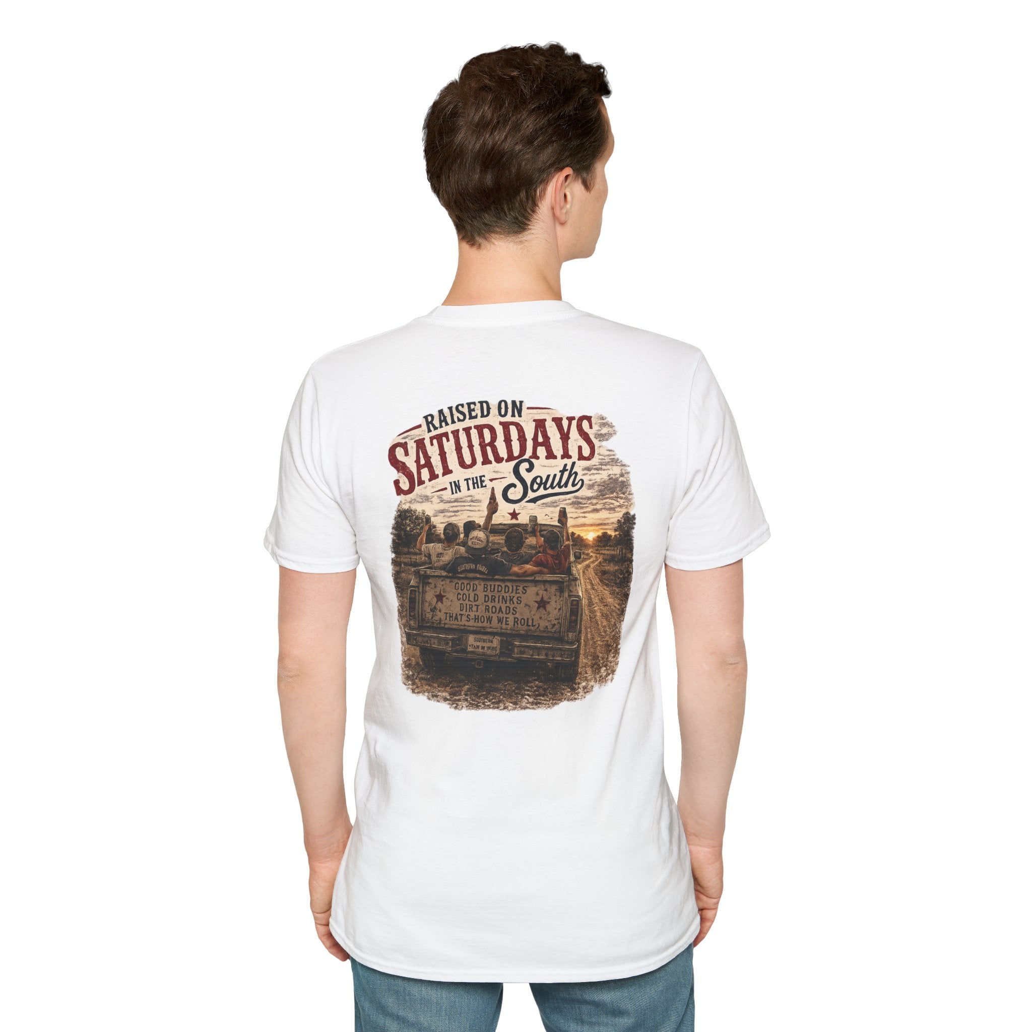 Raised On Saturdays In The South Vintage T-Shirt - Good Riding Buddies