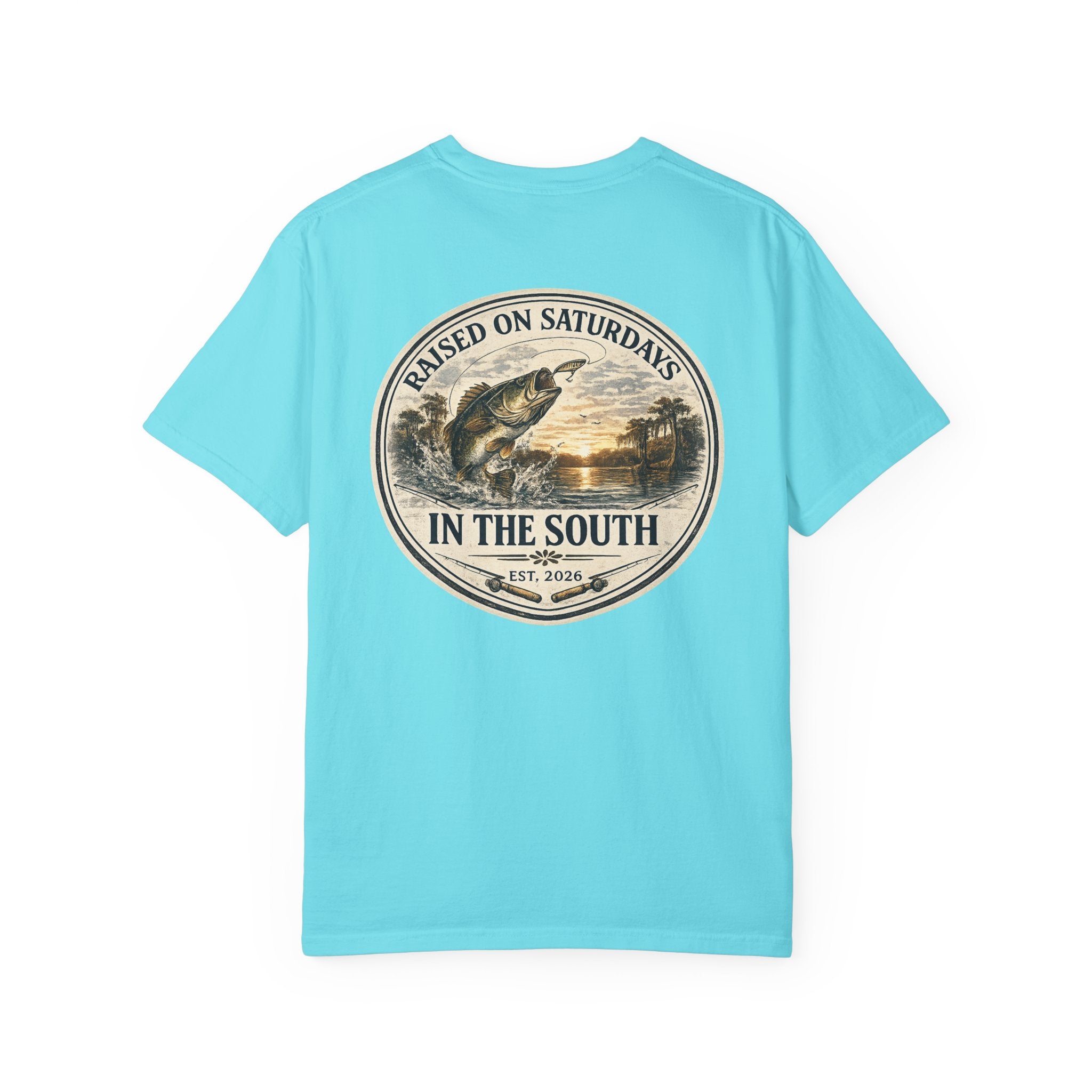 Raised On Saturdays In The South Classic T-Shirt- Fishin Season