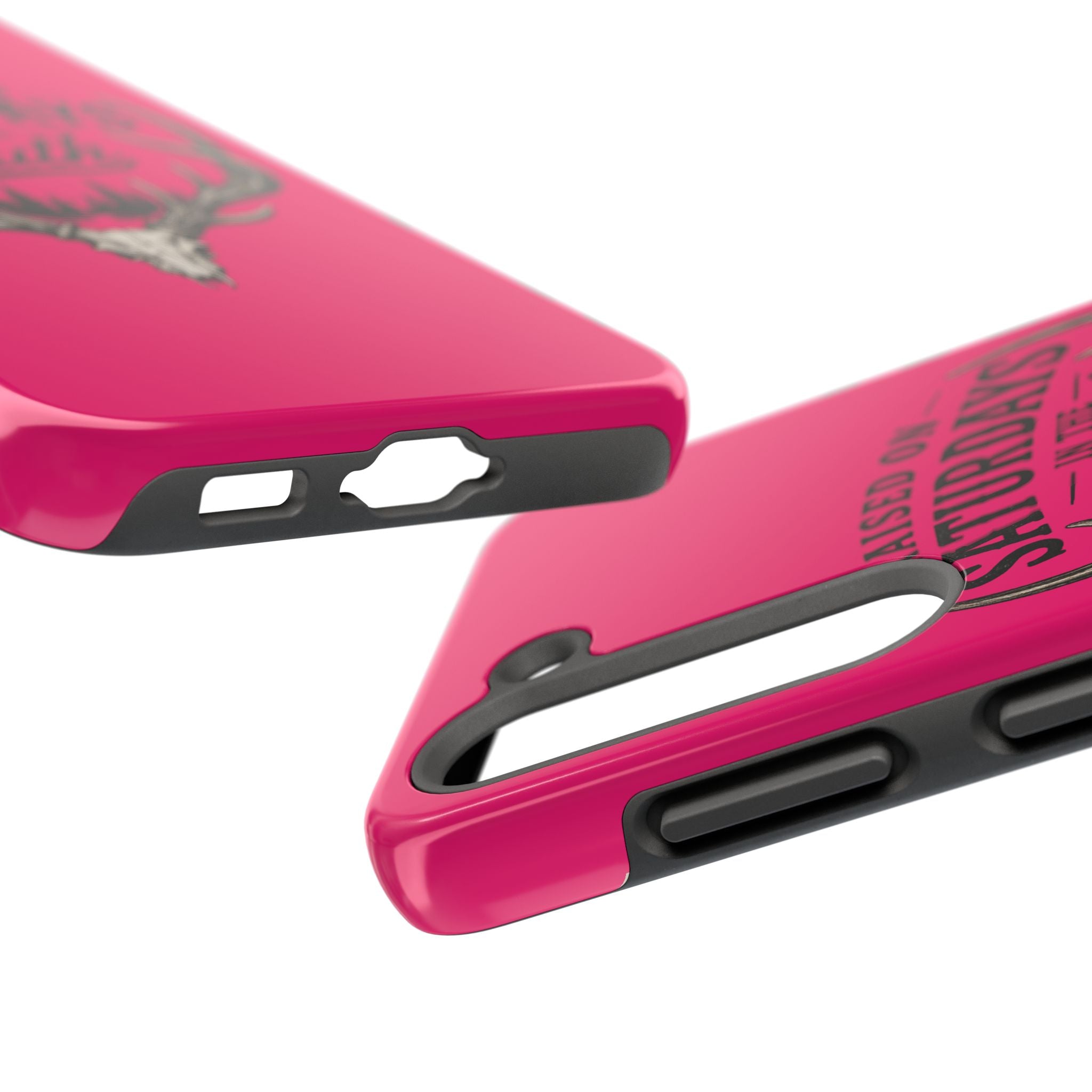 The Spreads Runs Deep In The Woods Phone Case-(pink)