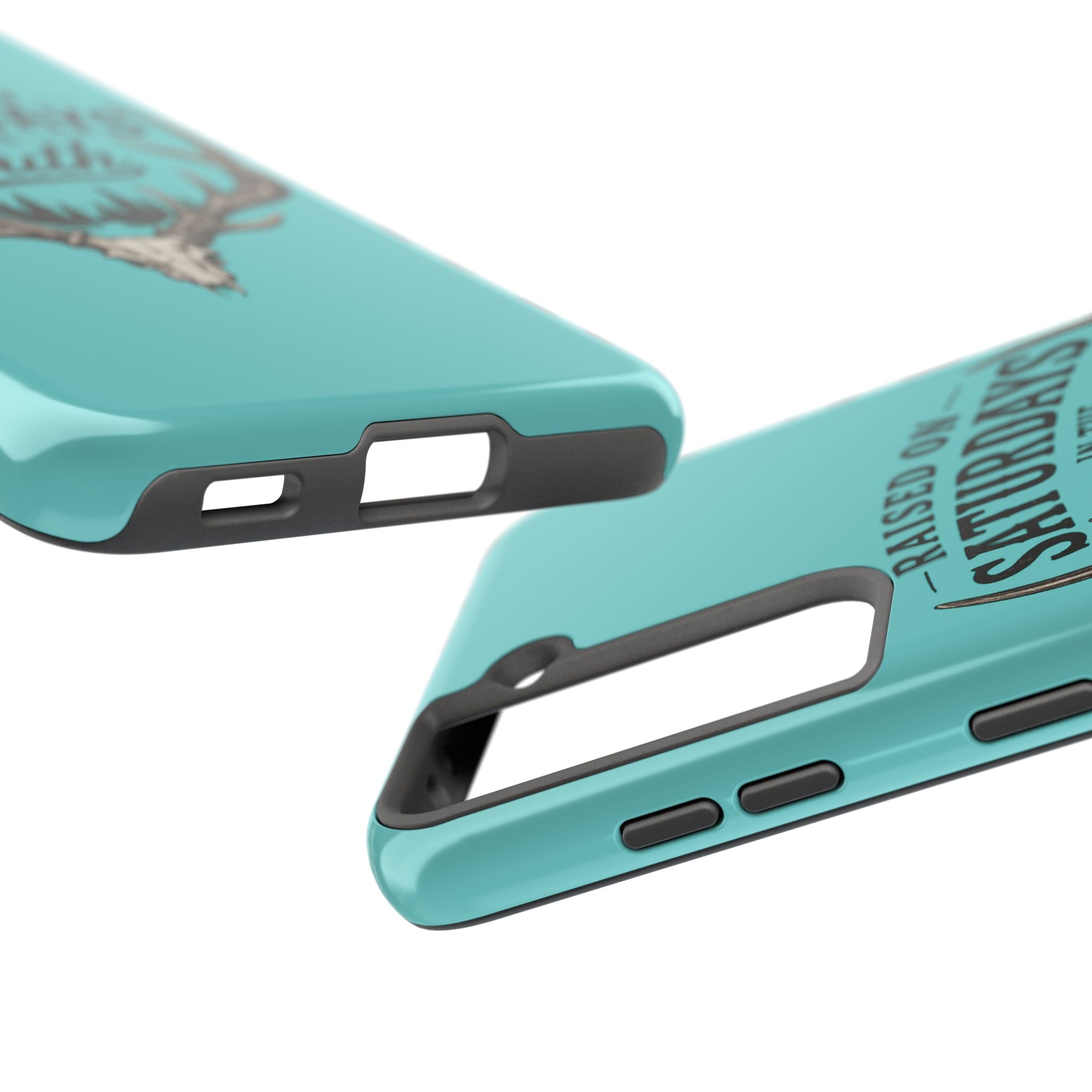 The Spreads Runs Deep In The Woods Phone Case-(blue)
