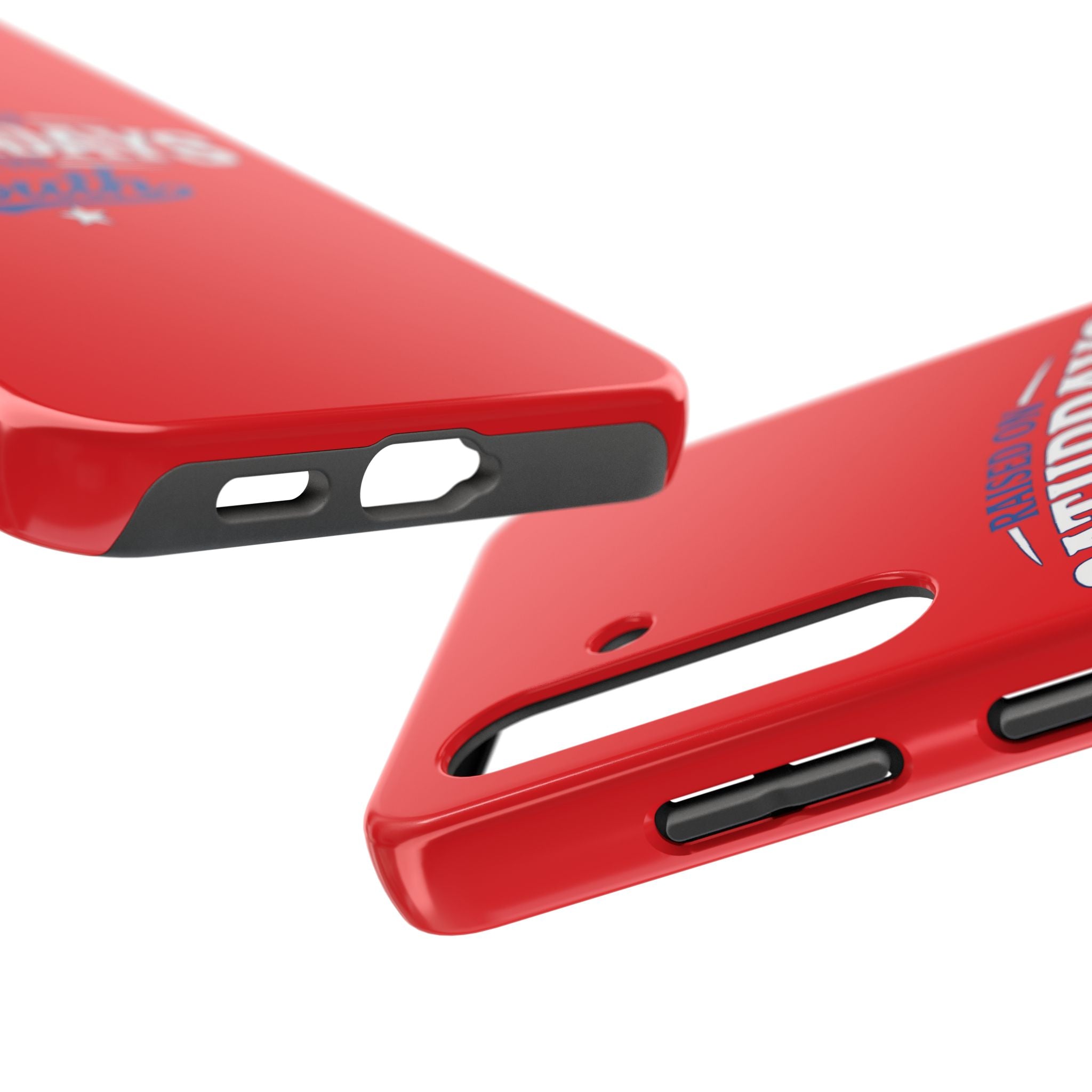 Raised On Saturdays In The South Phone Case-(red)