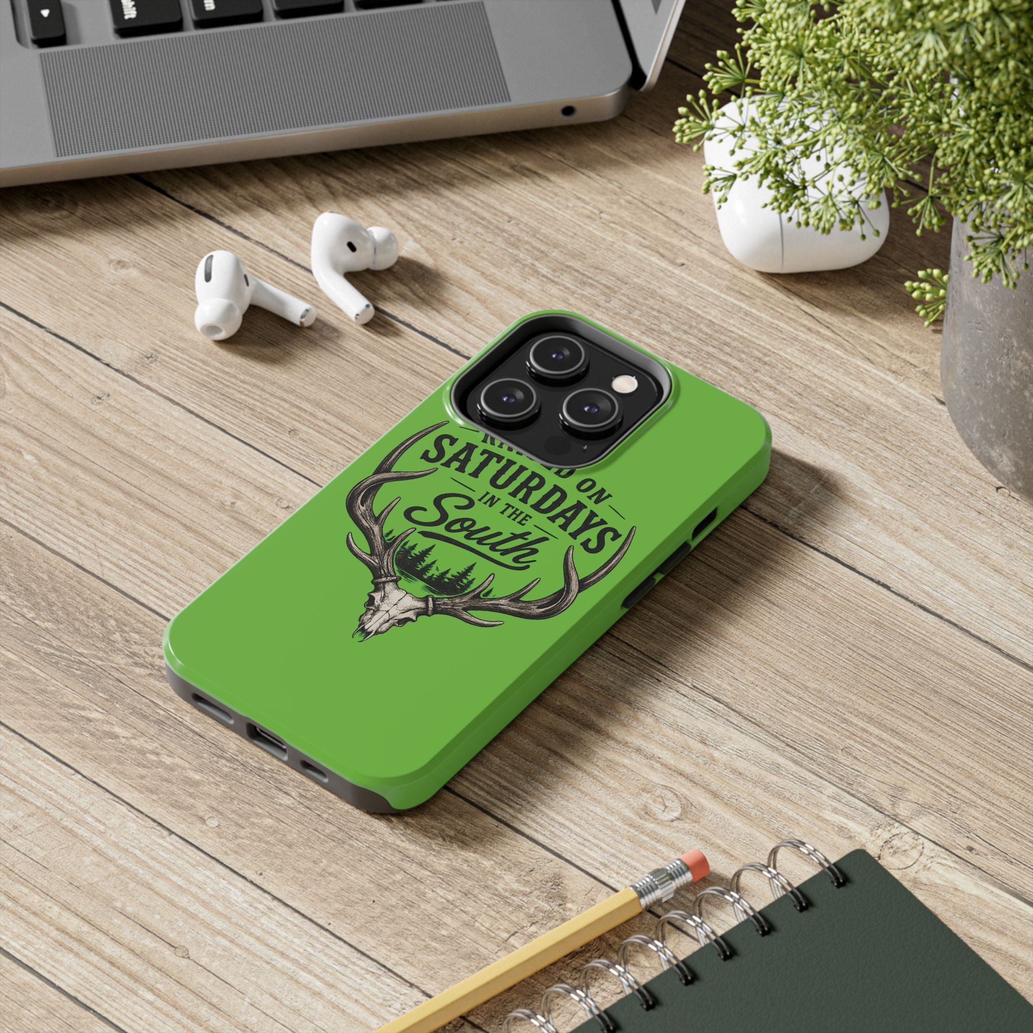 The Spread Runs Deep In The Woods phone case-(green)
