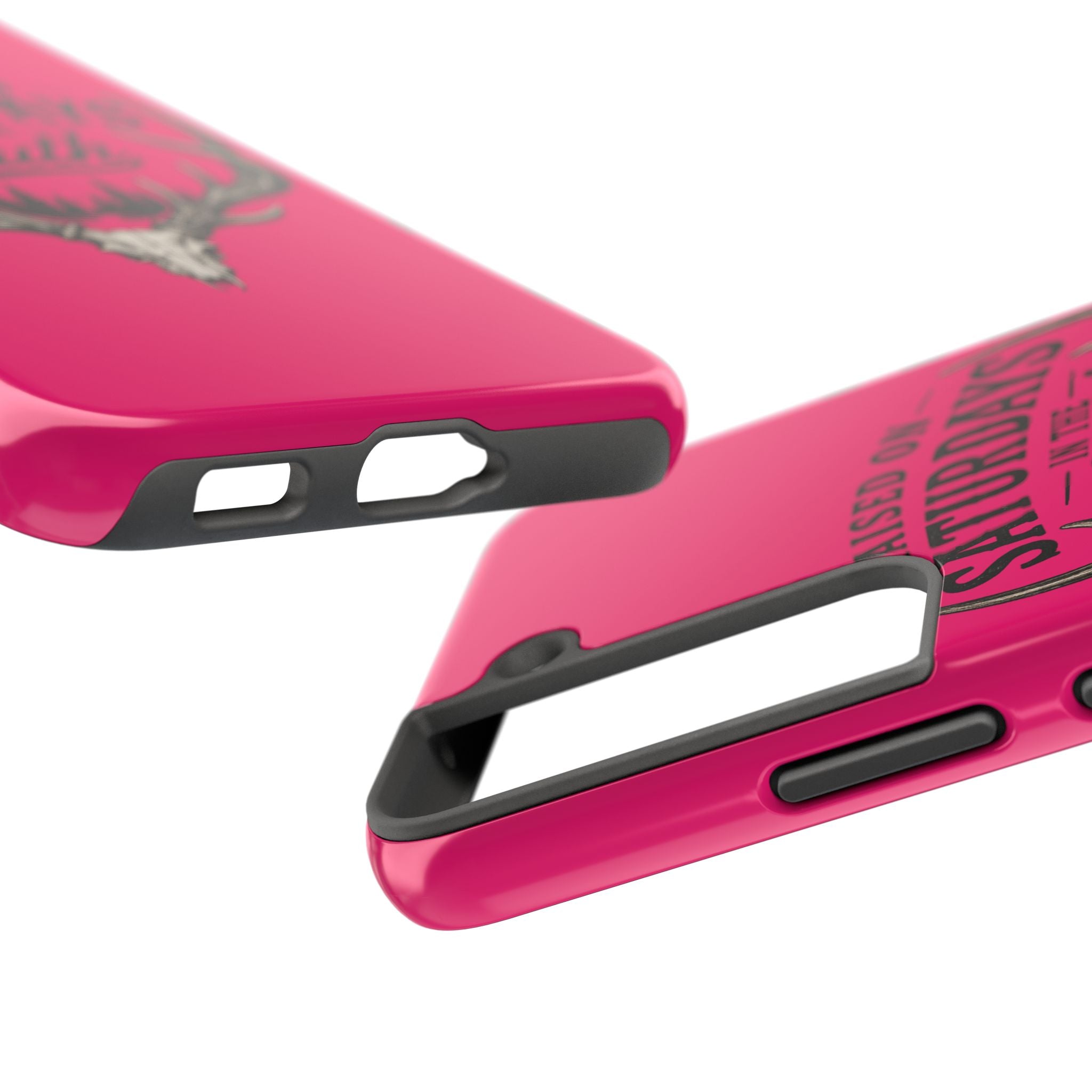 The Spreads Runs Deep In The Woods Phone Case-(pink)