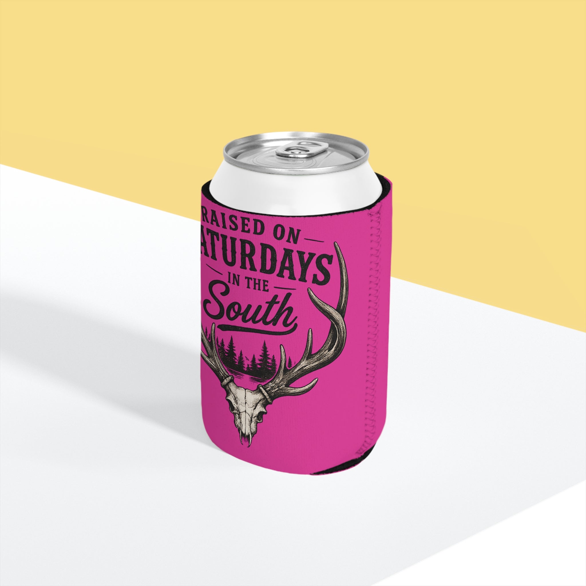 Raised On Saturdays In The South Can Cooler-The Spread Runs Deep In The Woods-(pink)