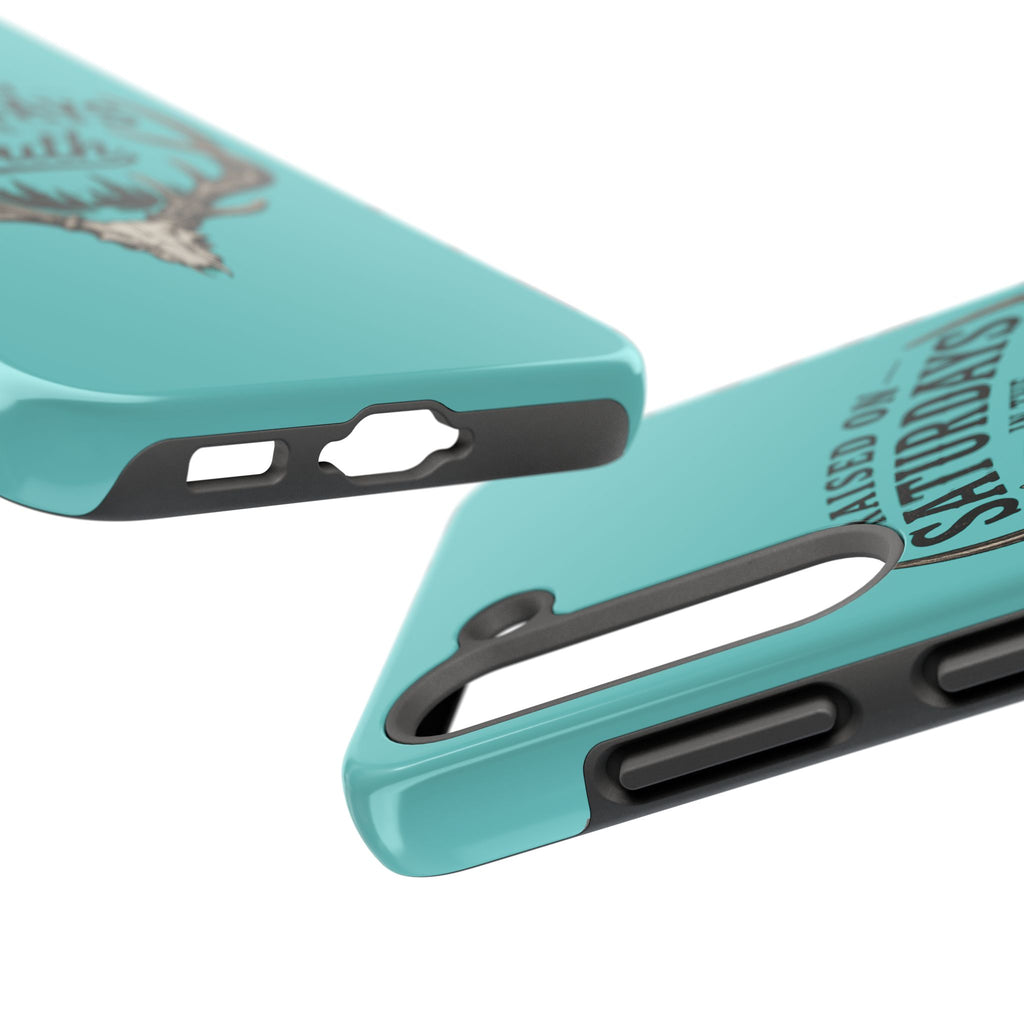 The Spreads Runs Deep In The Woods Phone Case-(blue)