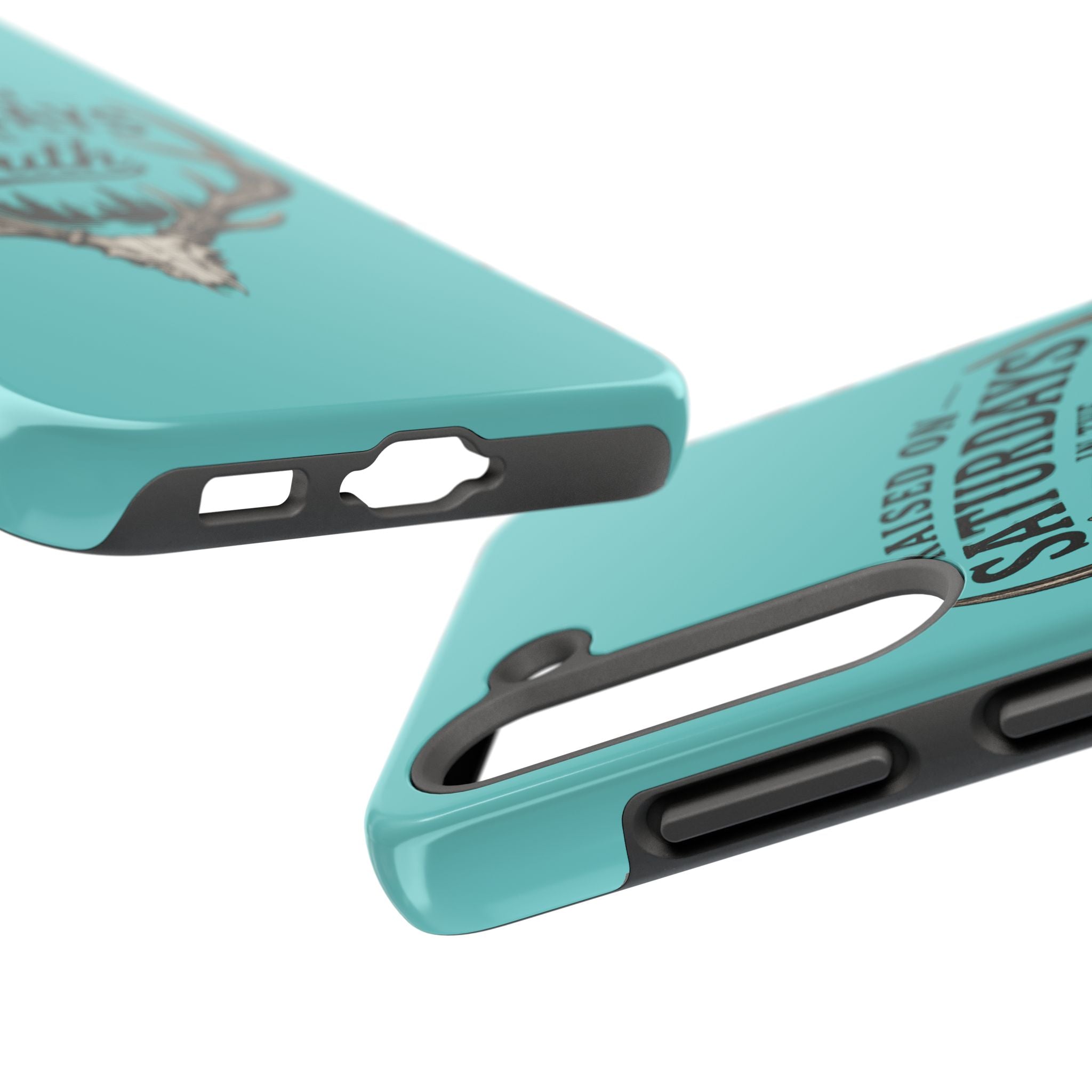 The Spreads Runs Deep In The Woods Phone Case-(blue)