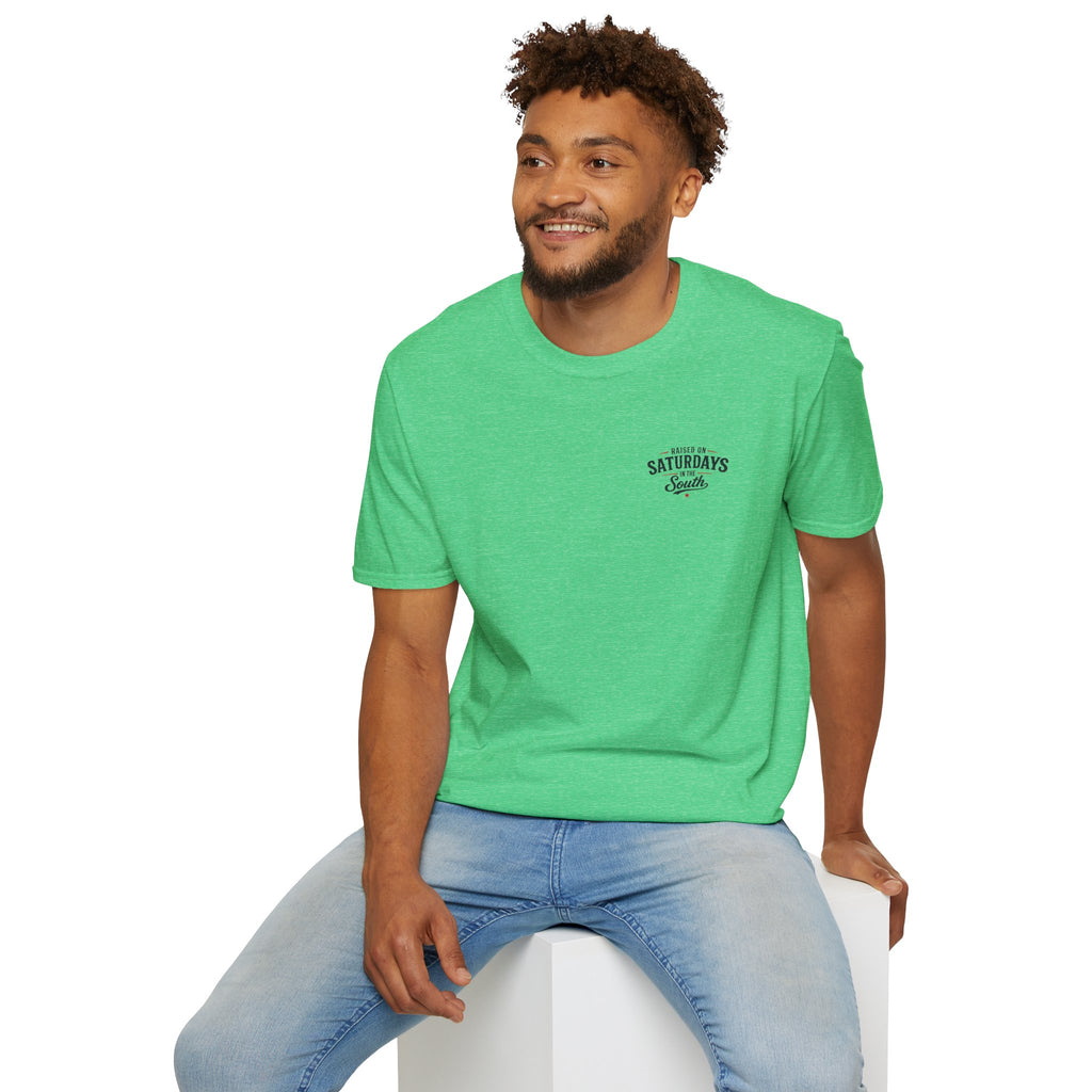 Raised On Saturdays In The South Vintage T-Shirt-Girl Dad Fishing Buddy-Father's Day Collection