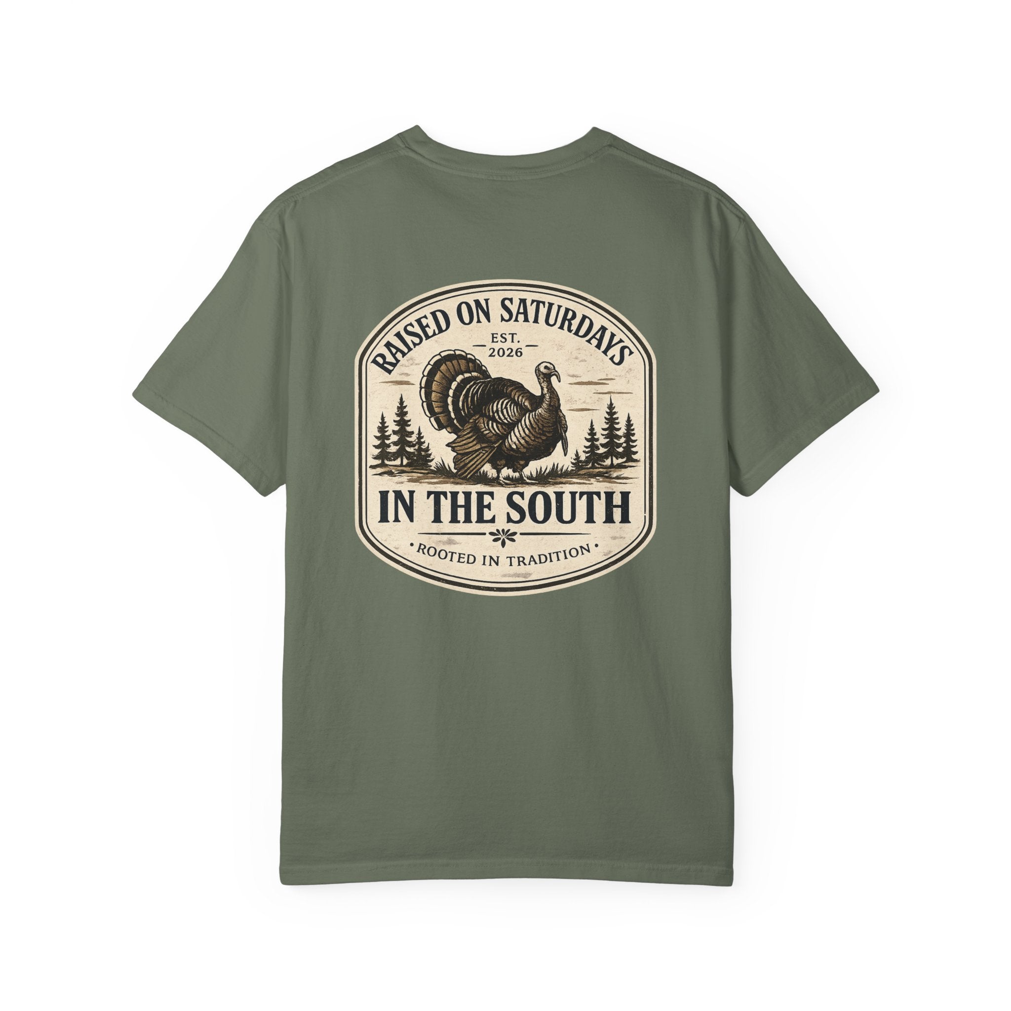 Raised On Saturdays In The South Southern Turkey Hunting T-Shirt