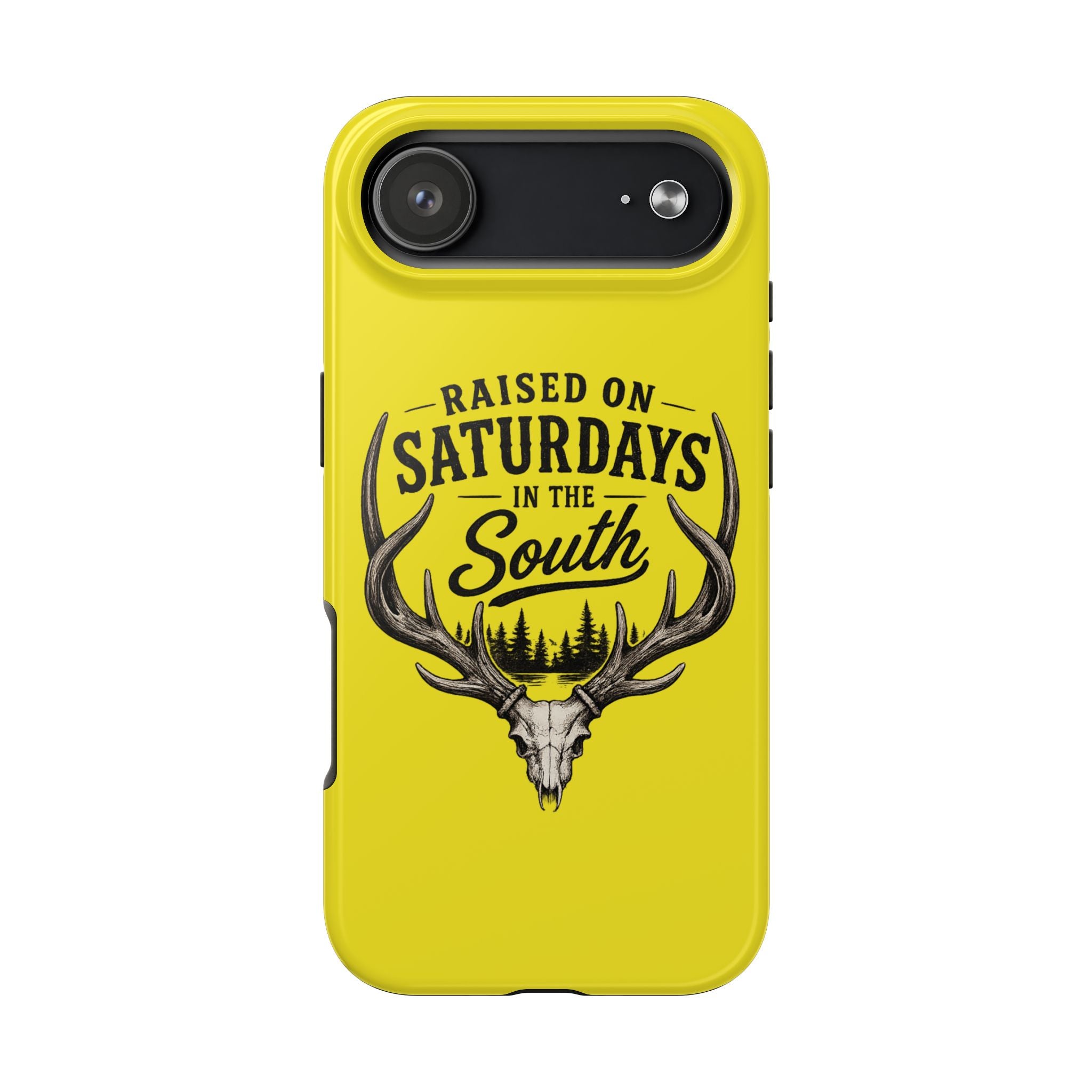Raised On Saturdays In The South Phone Case-Spread Runs Deep In The Woods-(yellow)