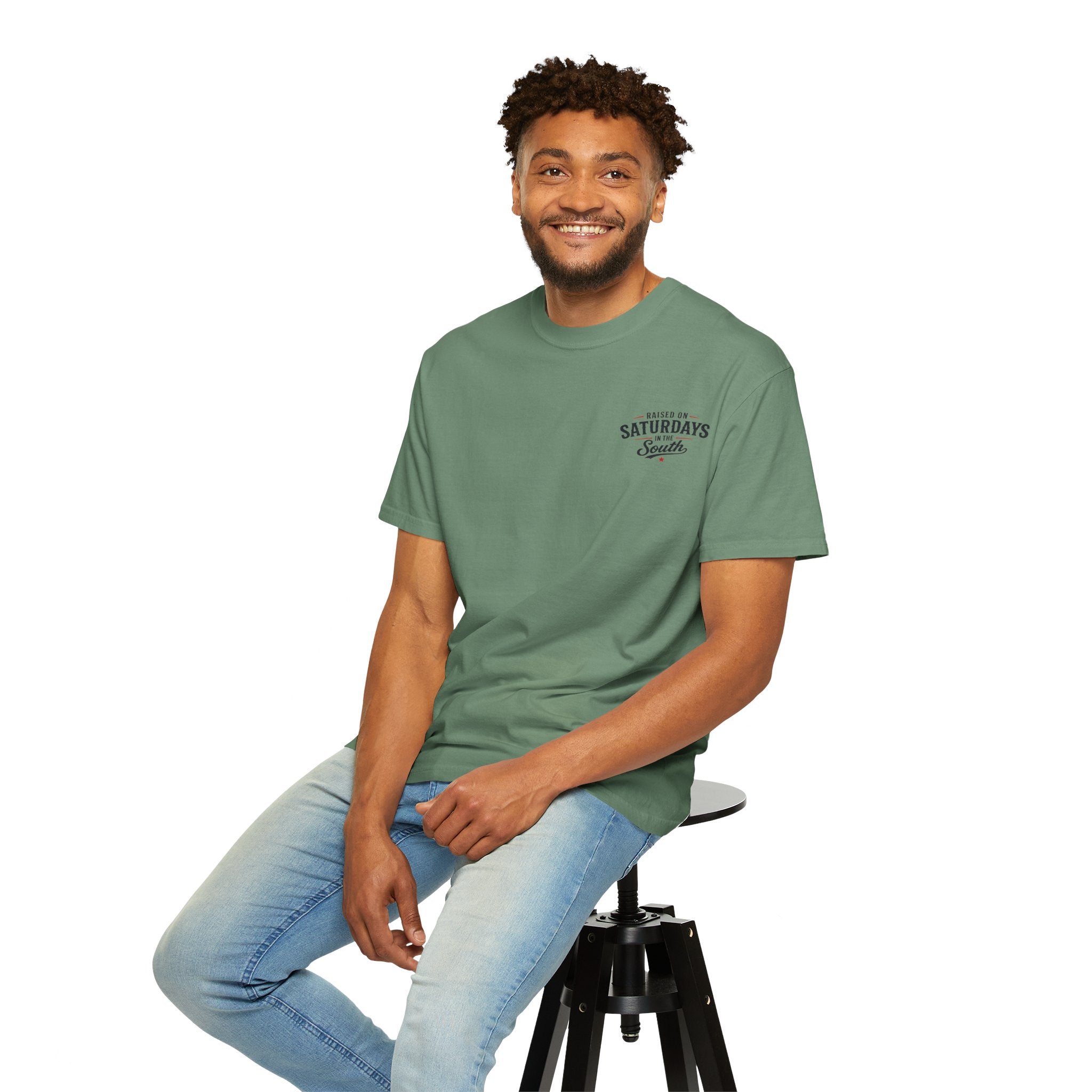 Raised On Saturdays In The South T-Shirt-Deep Sea Saturdays