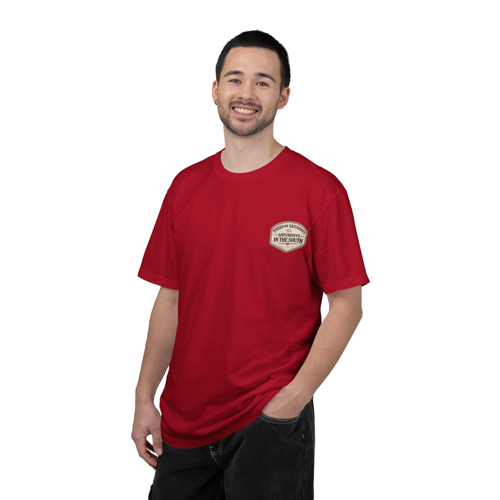 Raised On Saturdays In The South Classic T-Shirt-Mountain Seasons