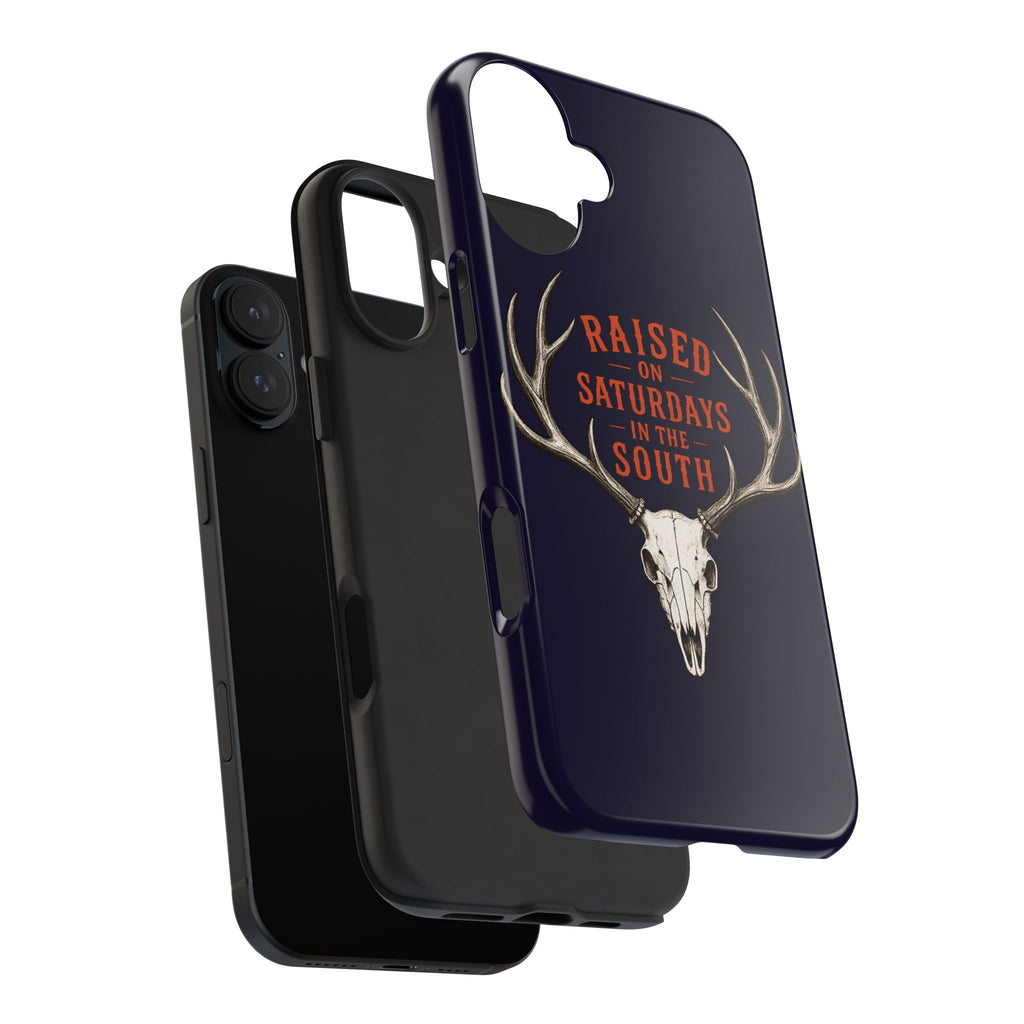 The Spreads Runs Deep In The Woods Phone Case-(blue)