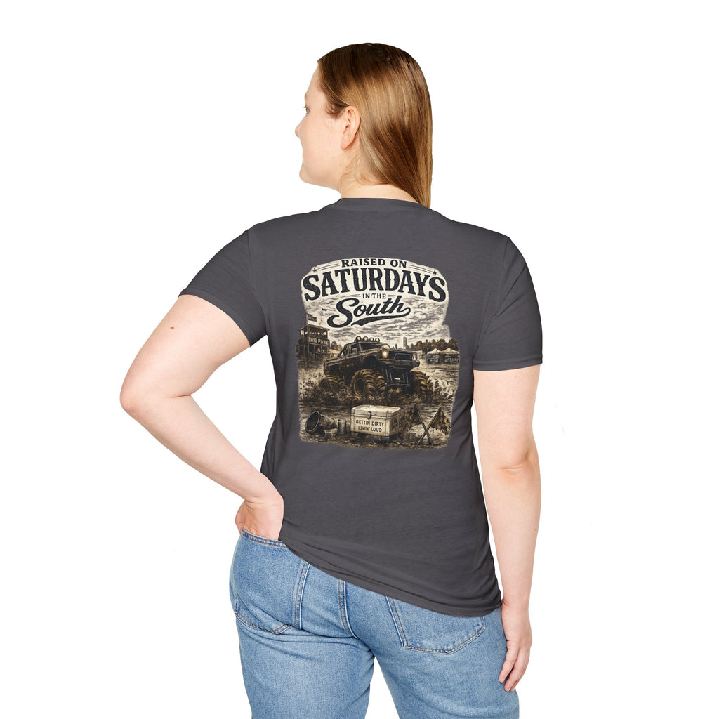 Raised On Saturdays In The South Vintage T-Shirt- Mud Park Saturdays