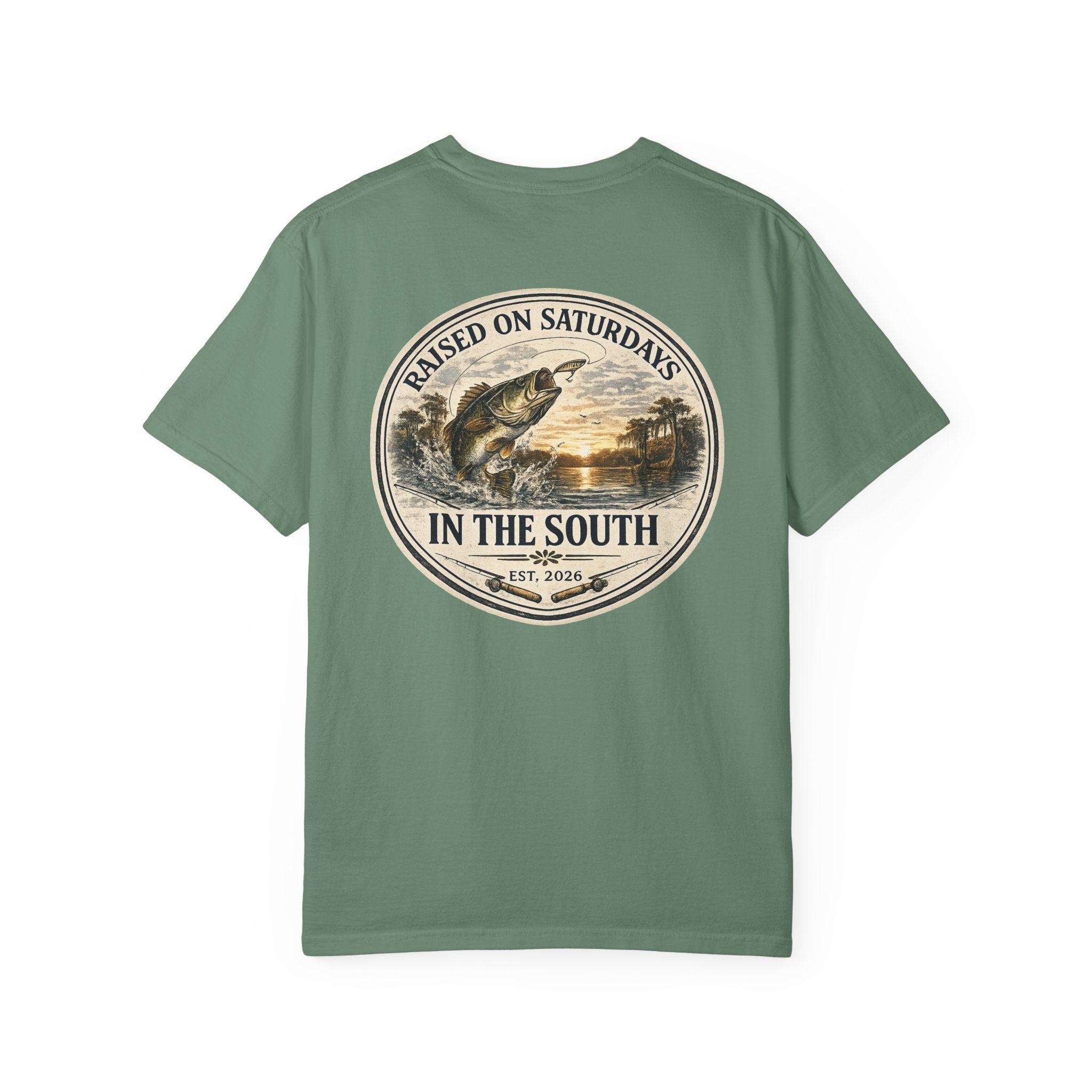 Raised On Saturdays In The South Classic T-Shirt- Fishin Season