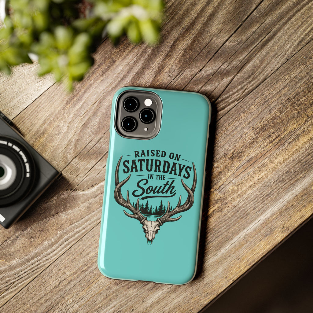 The Spreads Runs Deep In The Woods Phone Case-(blue)
