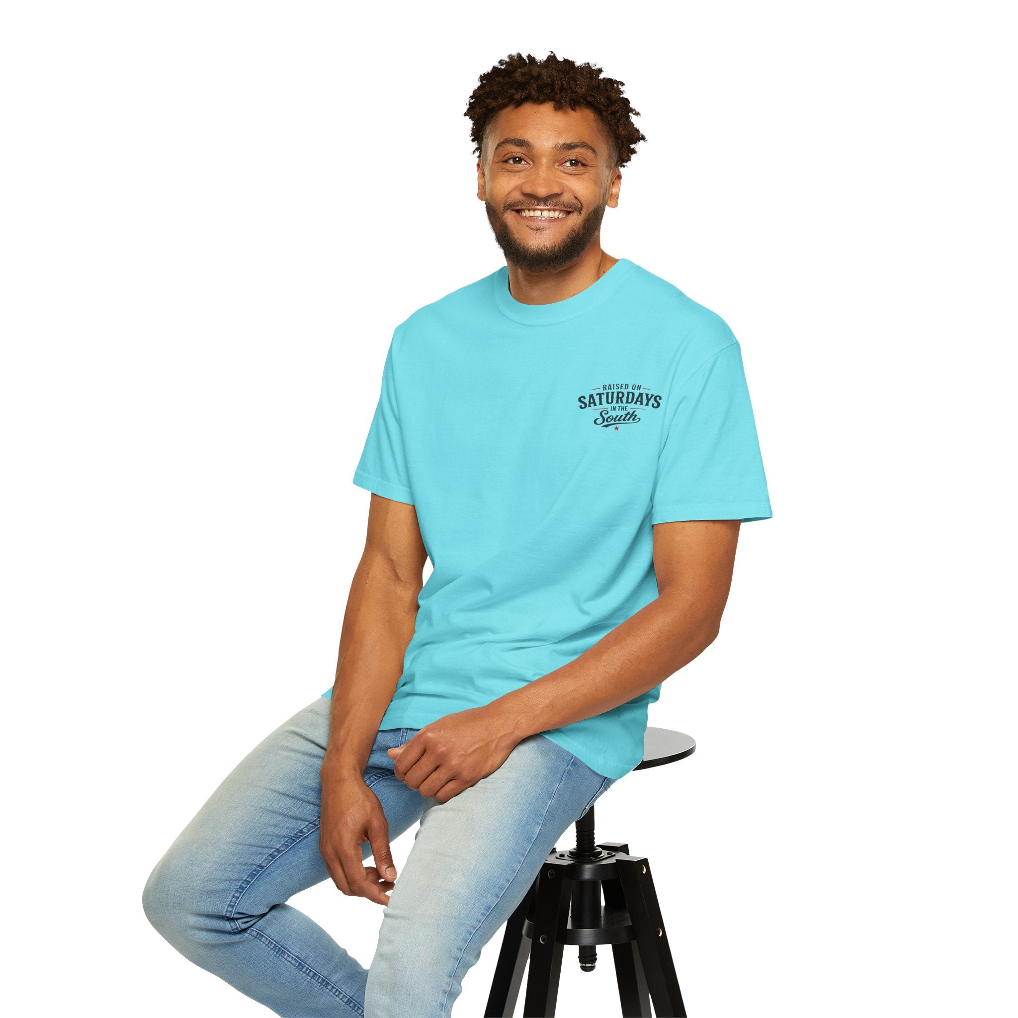 Raised On Saturdays In The South T-Shirt-Deep Sea Saturdays