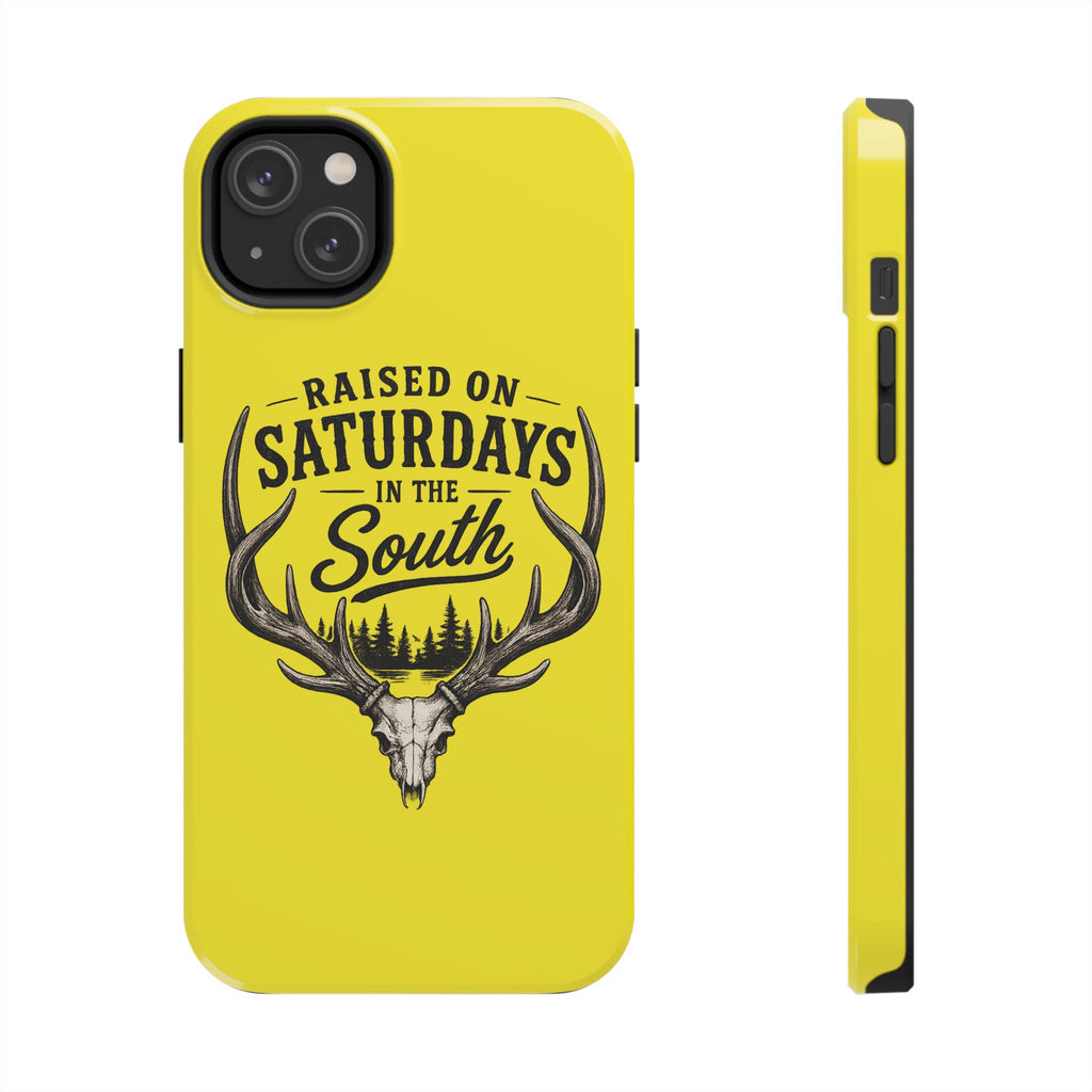 Raised On Saturdays In The South Phone Case-Spread Runs Deep In The Woods-(yellow)