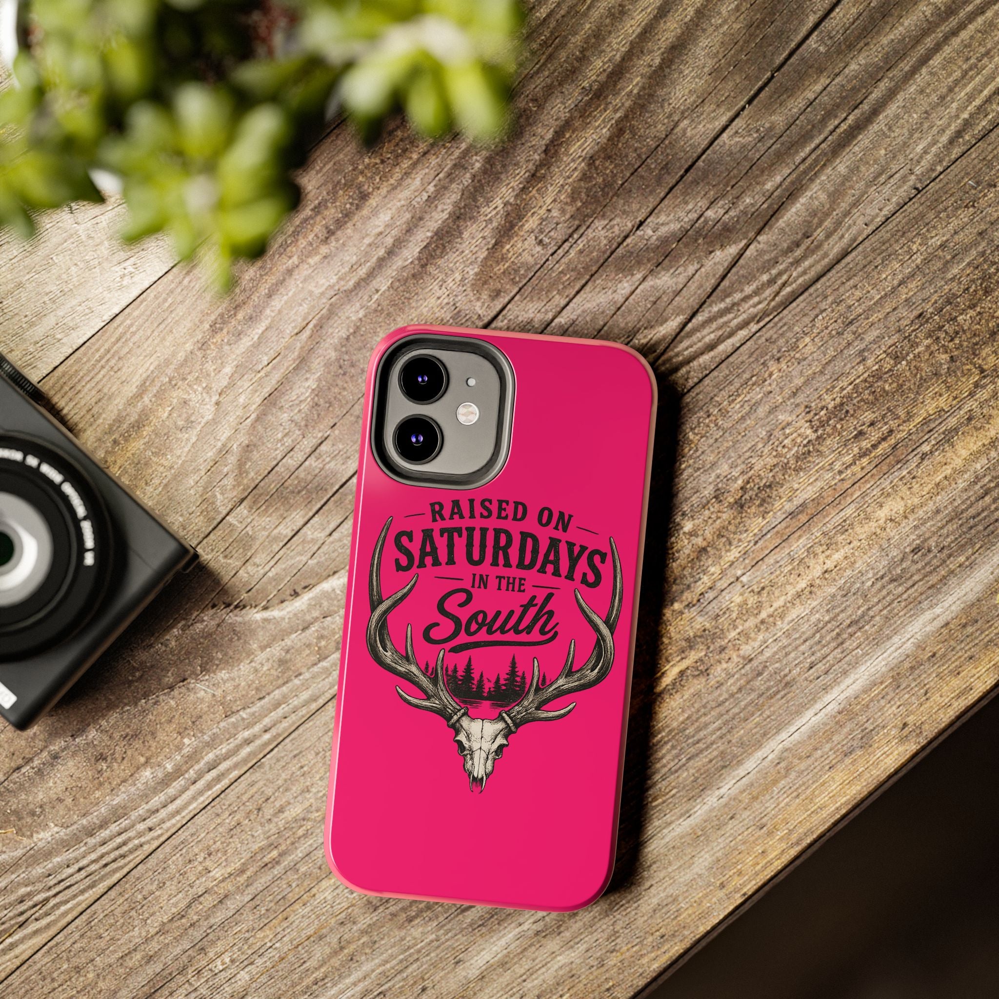 The Spreads Runs Deep In The Woods Phone Case-(pink)