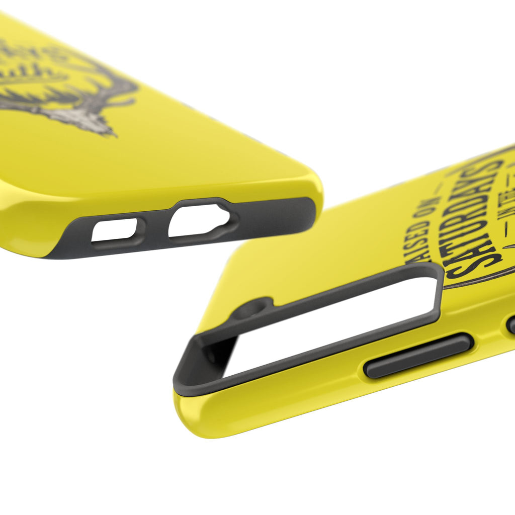 Raised On Saturdays In The South Phone Case-Spread Runs Deep In The Woods-(yellow)