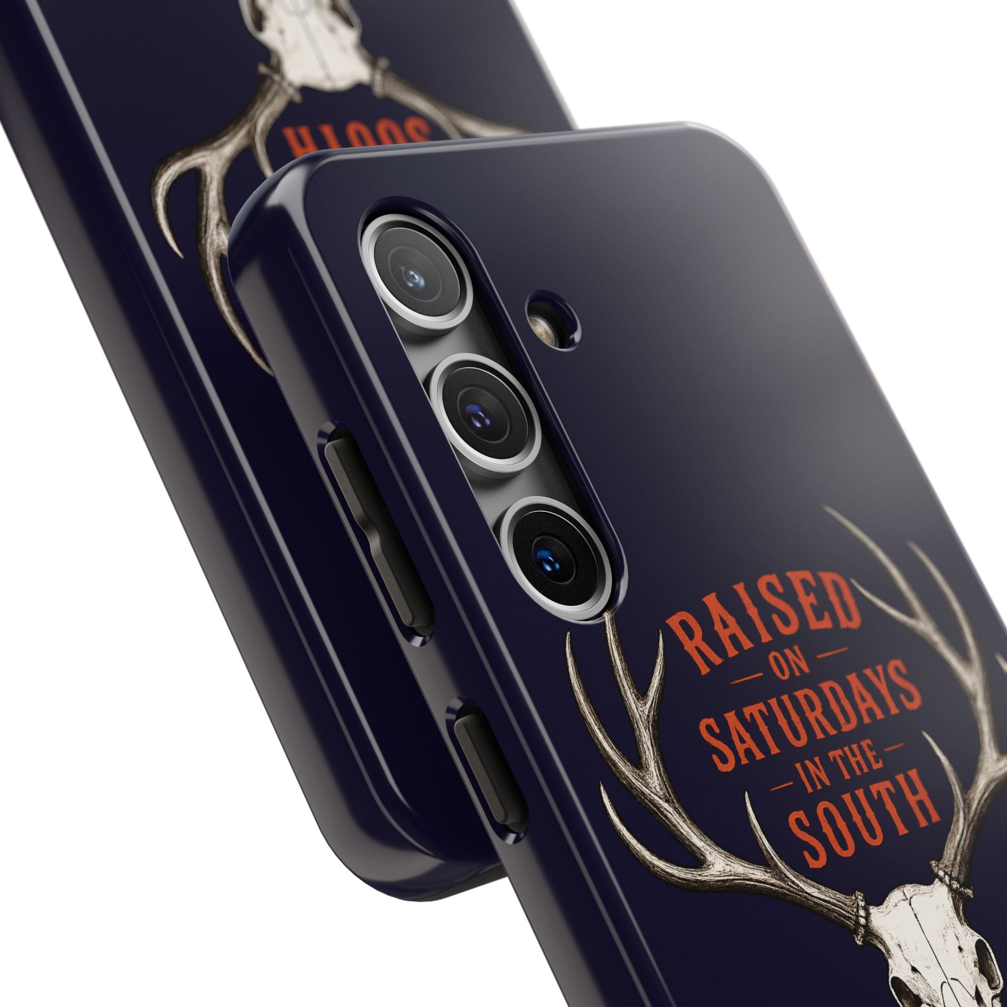 The Spreads Runs Deep In The Woods Phone Case-(blue)