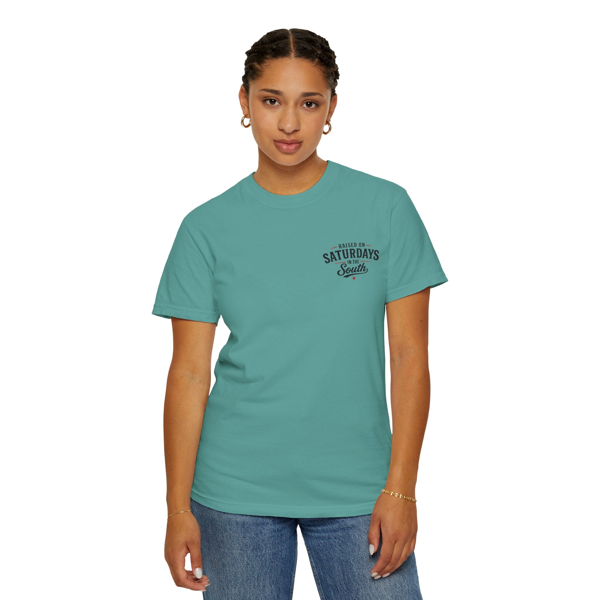 Raised On Saturdays In The South T-Shirt-Deep Sea Saturdays