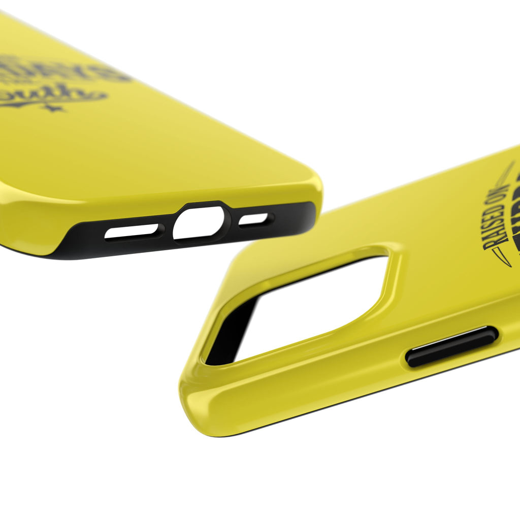 Raised On Saturdays In The South Phone Case-(yellow)