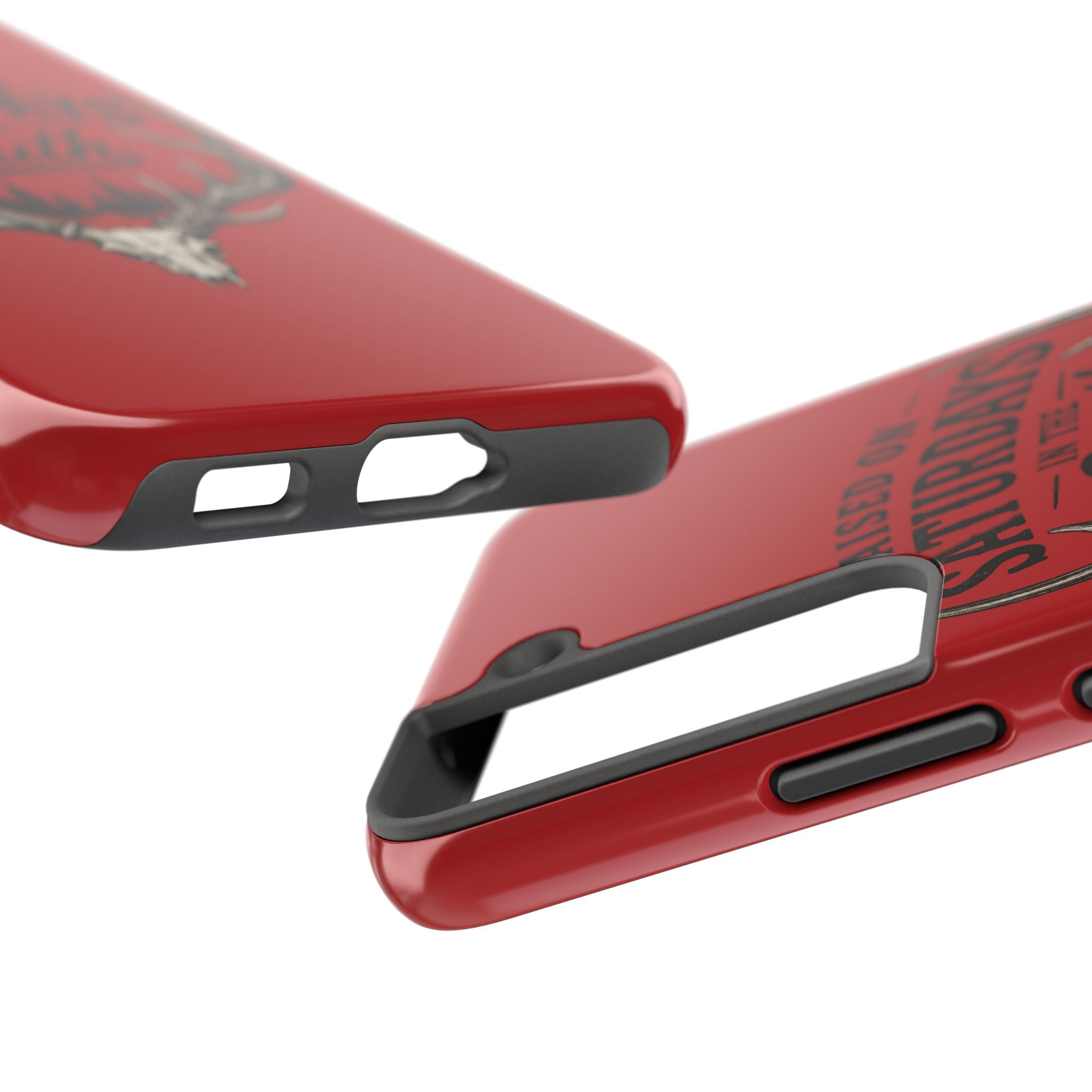 Raised On Saturdays In The South Phone Case-Spread Runs Deep In The Woods-(red)