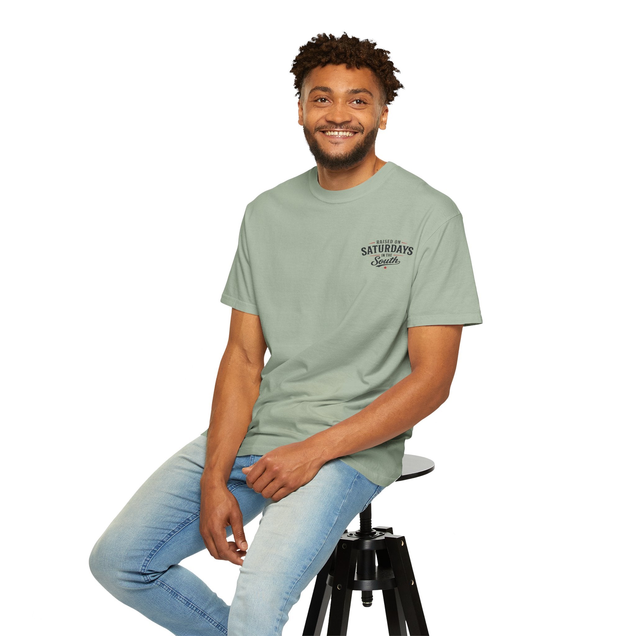 Raised On Saturdays In The South T-Shirt-Deep Sea Saturdays