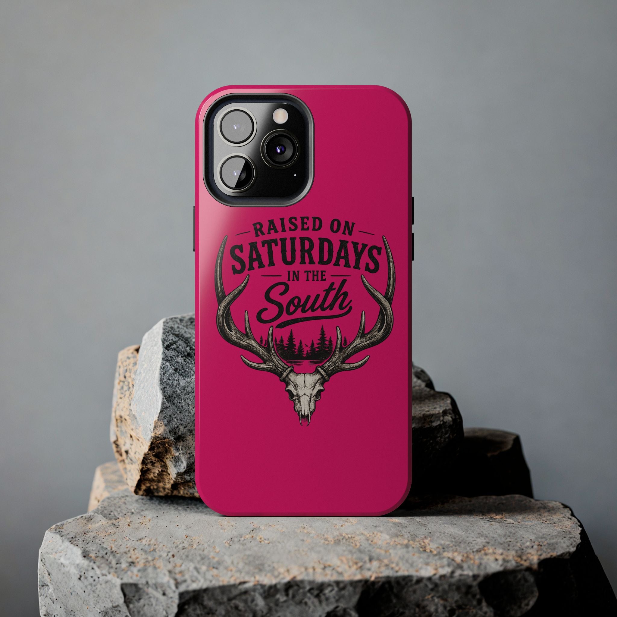 The Spreads Runs Deep In The Woods Phone Case-(pink)