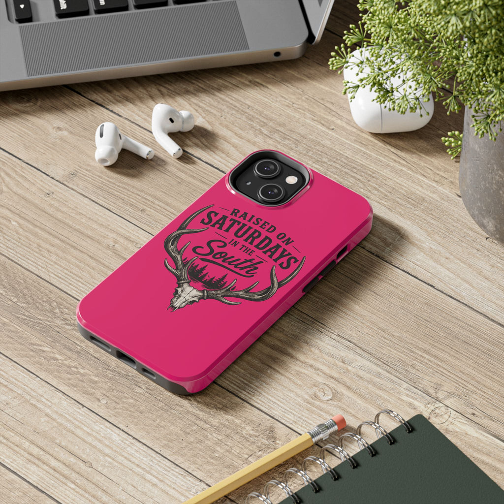 The Spreads Runs Deep In The Woods Phone Case-(pink)