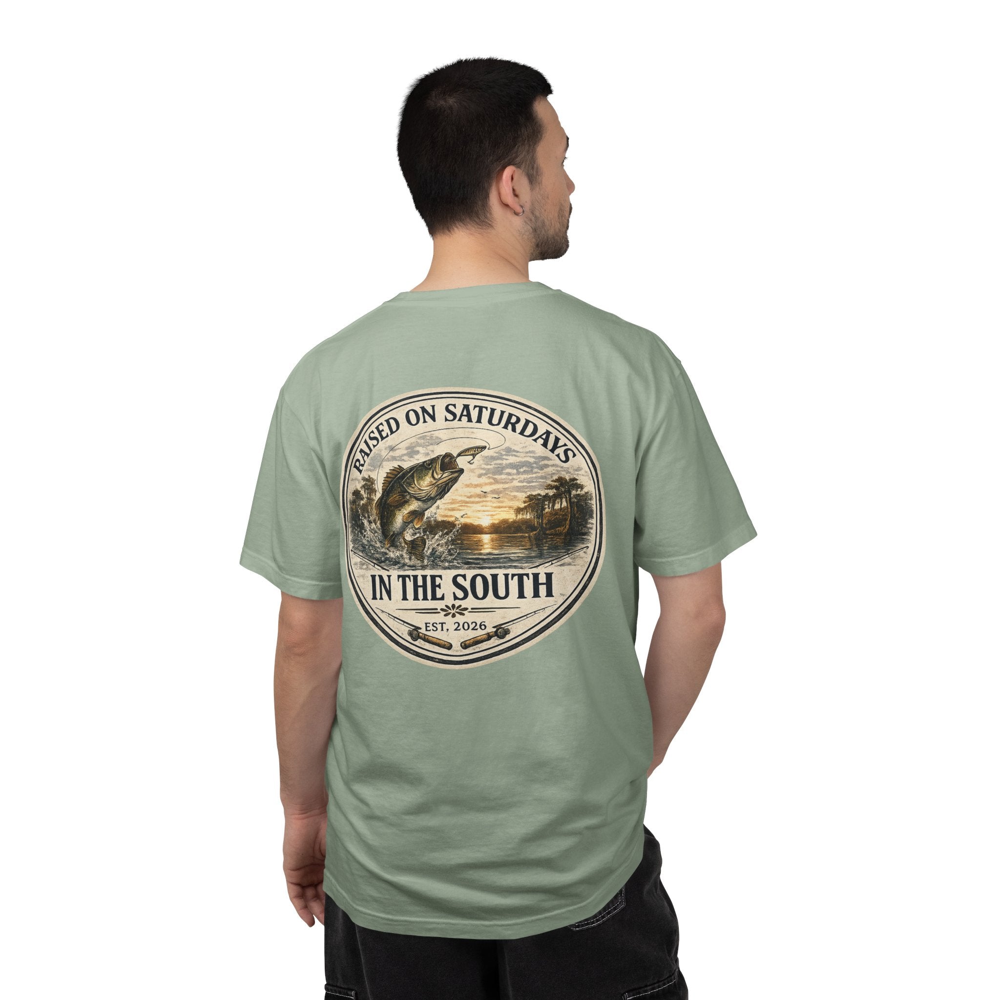 Raised On Saturdays In The South Classic T-Shirt- Fishin Season