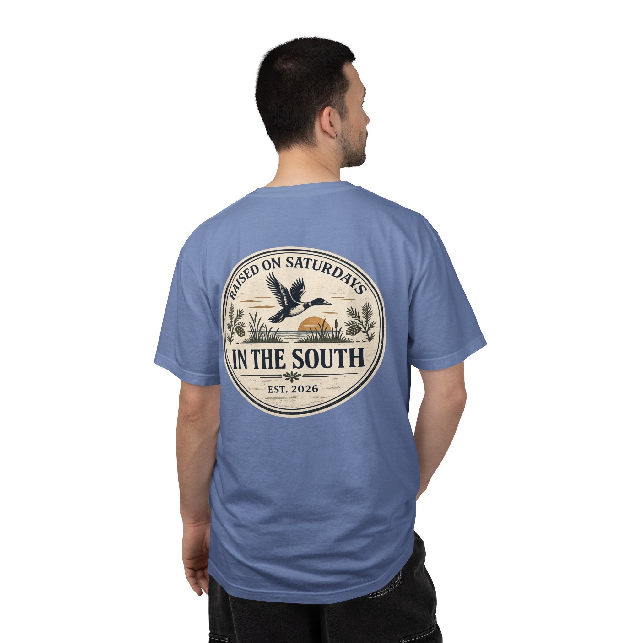Raised On Saturdays In The South Classic T-Shirt - Duck Season