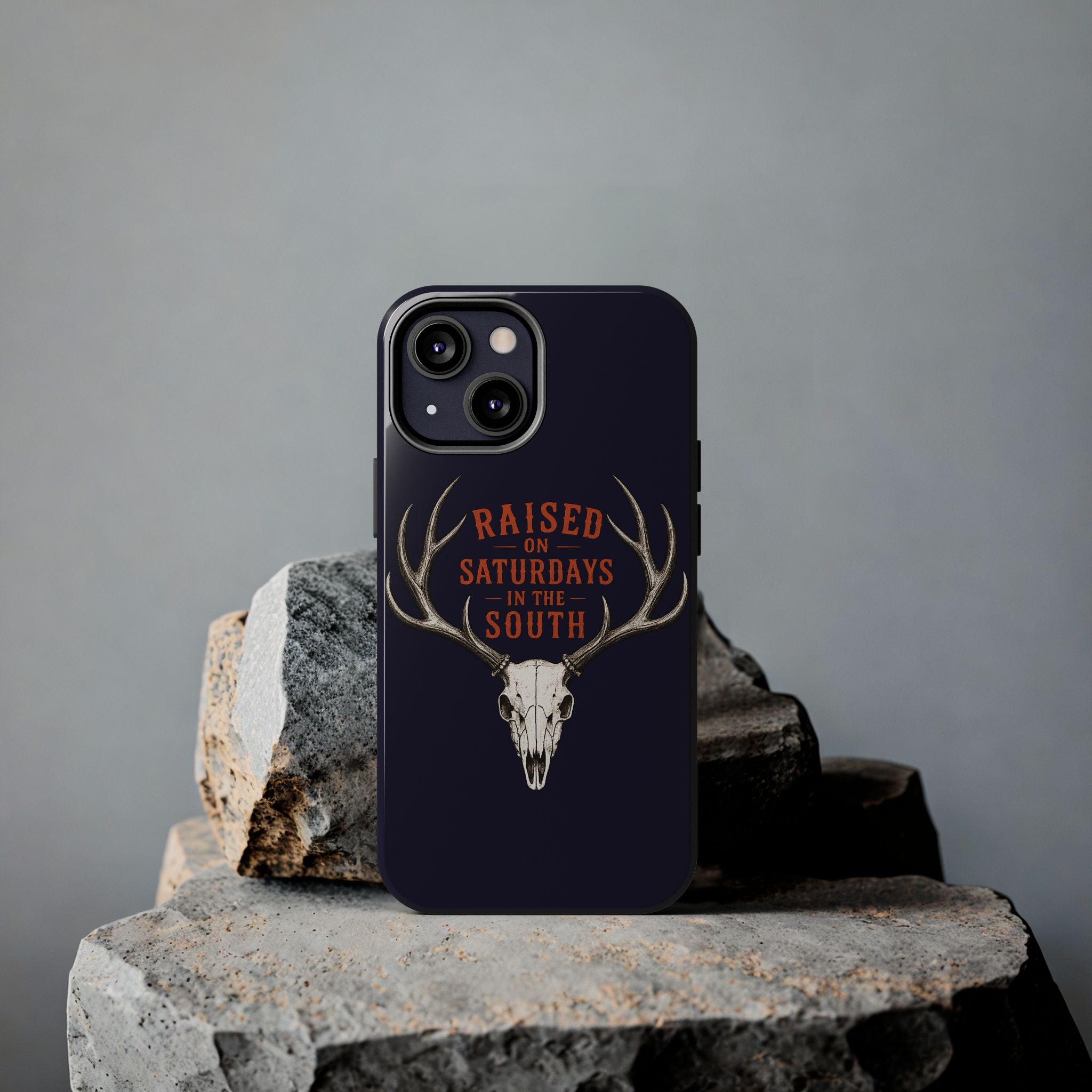 The Spreads Runs Deep In The Woods Phone Case-(blue)