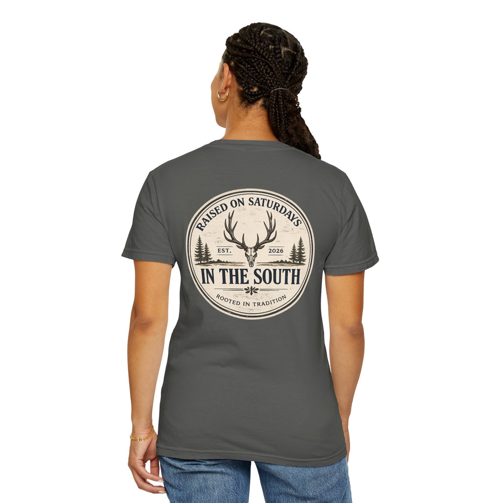 Raised On Saturdays In The South Classic T-Shirt — Deer Season